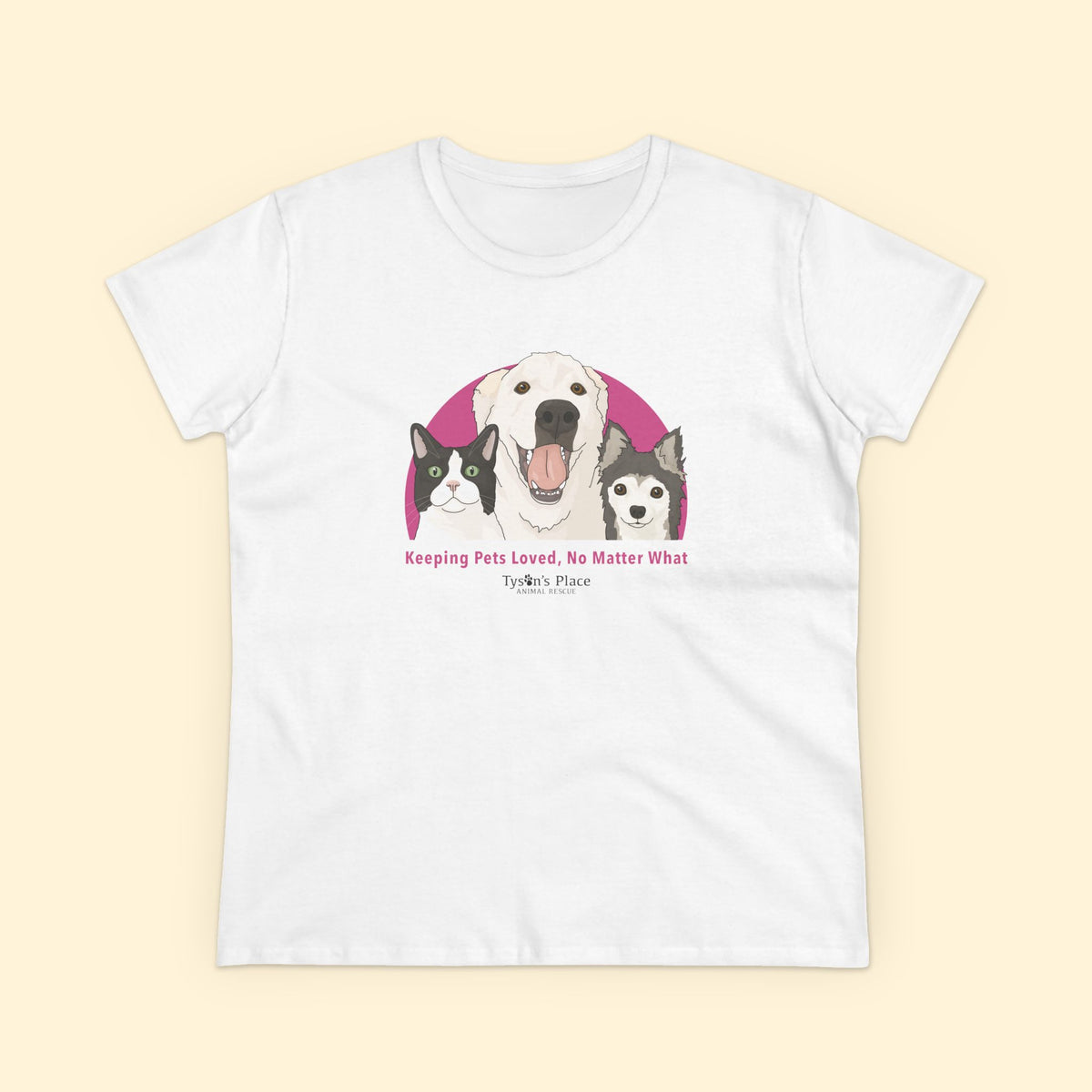 Women's Midweight Cotton Tee | FUNDRAISER | Tyson's Place