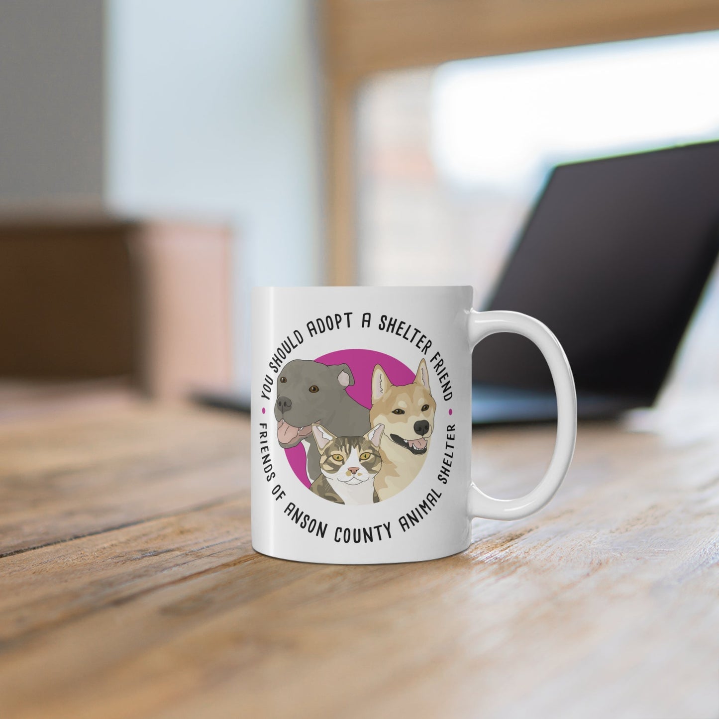 11oz Mug | FUNDRAISER | Friends of Anson County Animal Shelter - Detezi Designs - 17238878653435787147