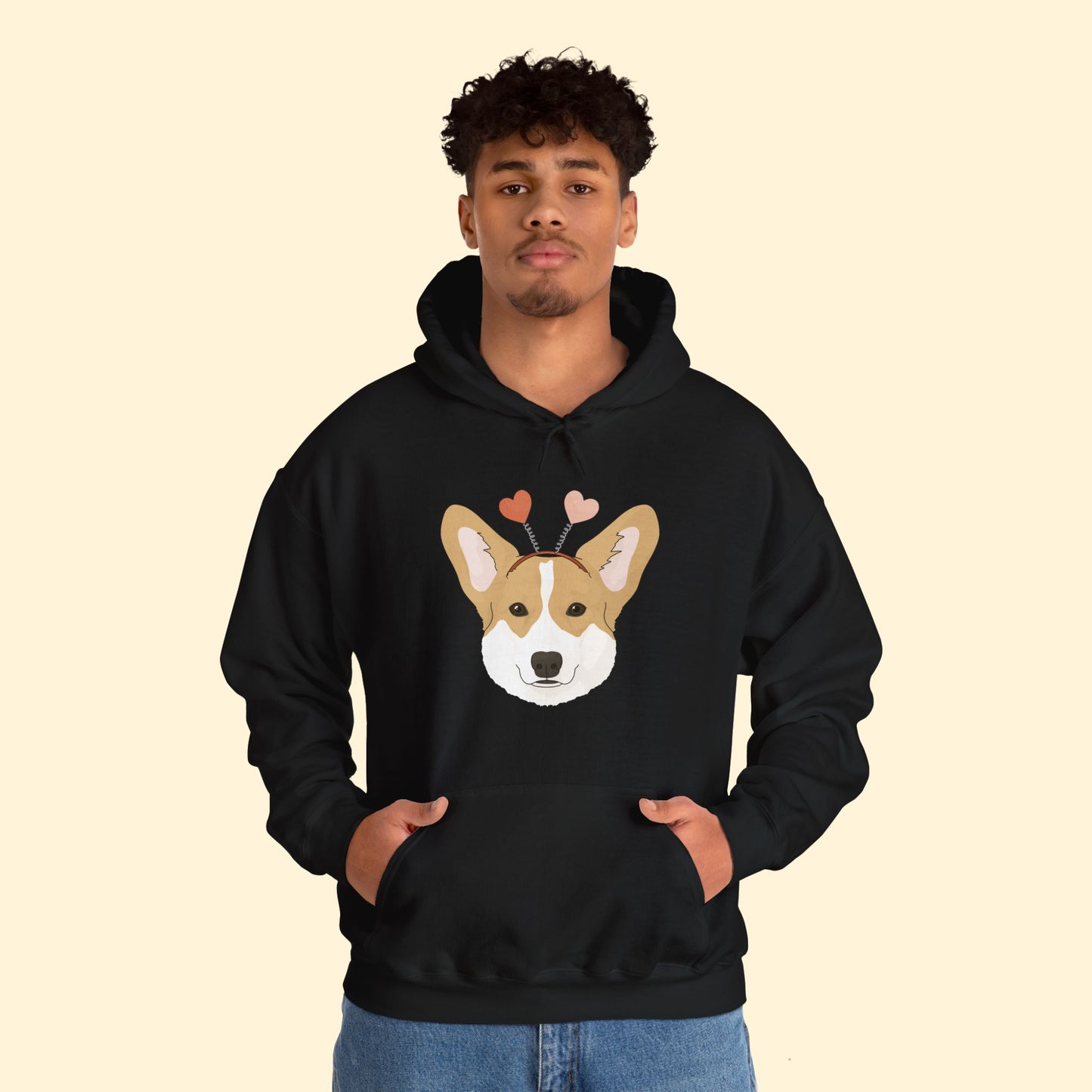 A Very Corgi Valentine | Hooded Sweatshirt