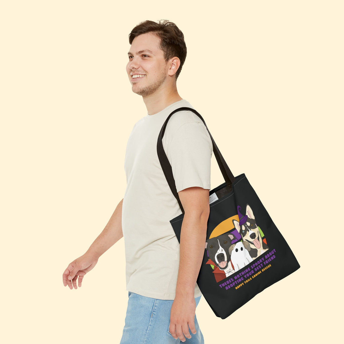 Tote Bag | FUNDRAISER | Happy Tails Canine Rescue | Halloween