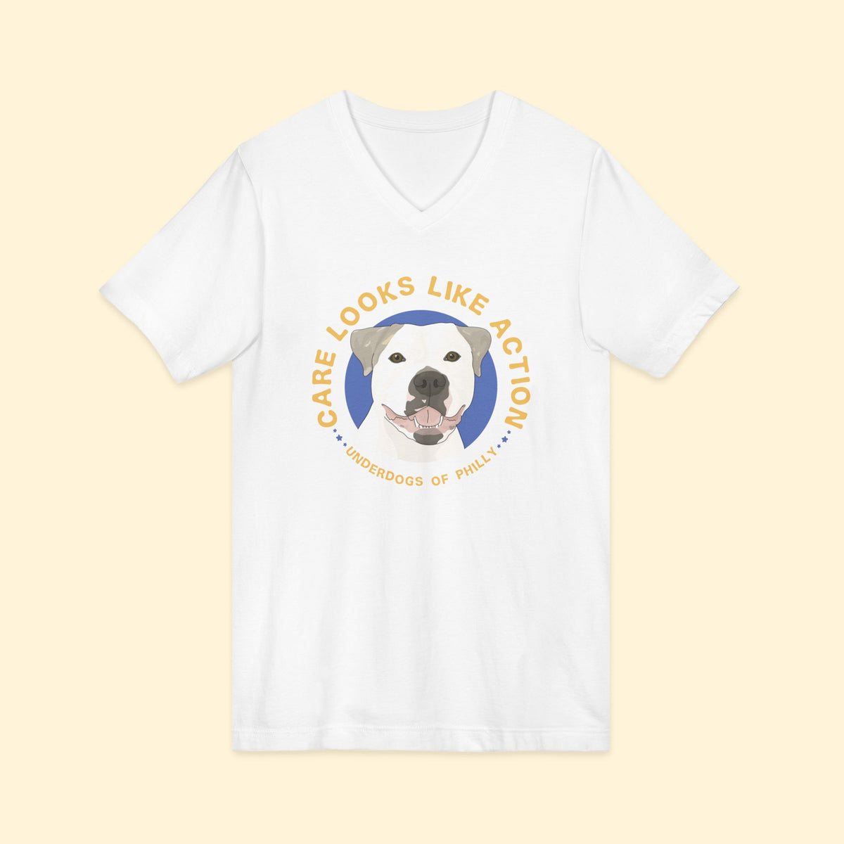 Unisex V-Neck Tee | FUNDRAISER | Underdogs of Philly