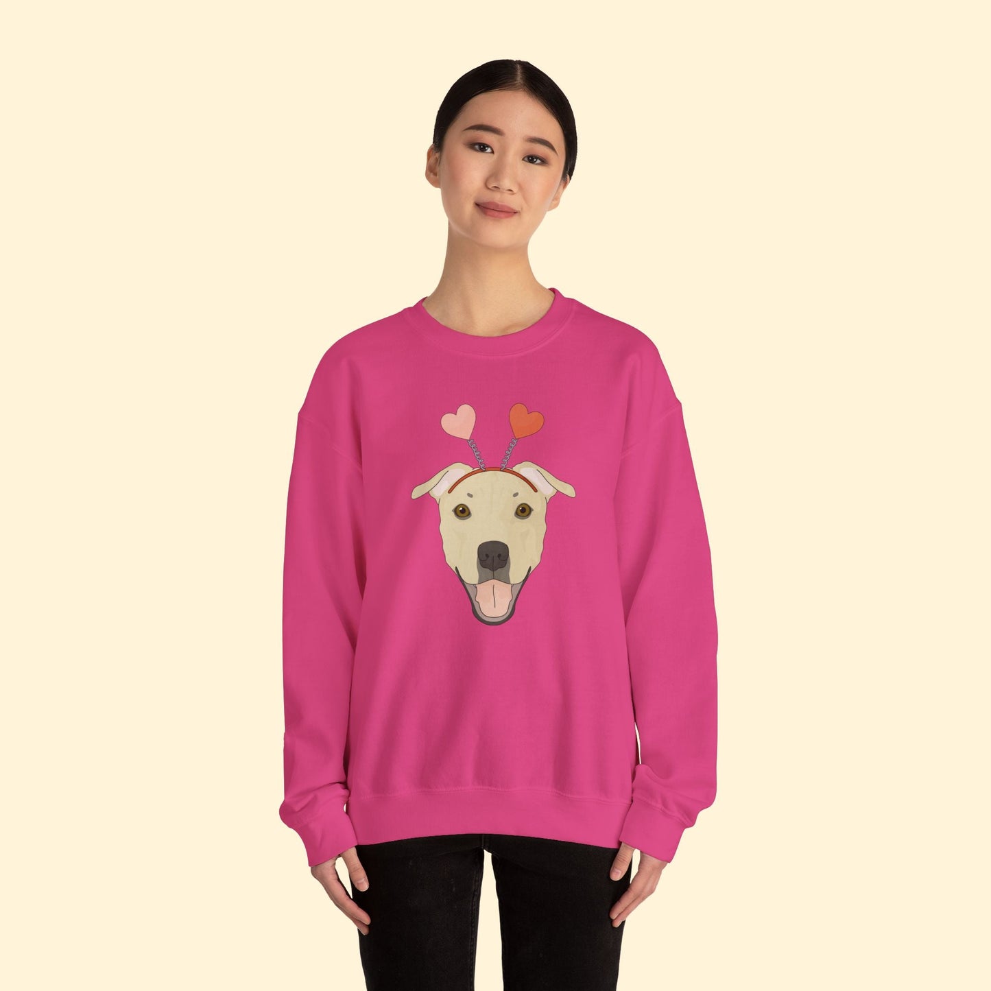 A Very Bully Valentine | Crewneck Sweatshirt - Detezi Designs - 20248829171744587049