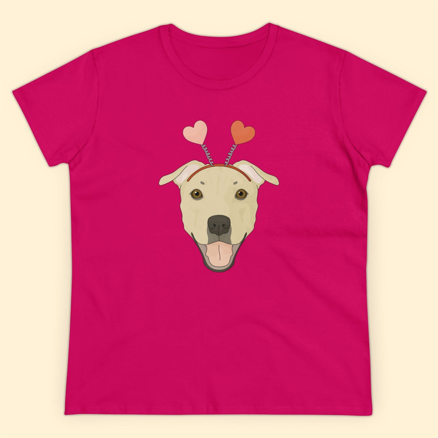 A Very Bully Valentine | Women's Midweight Cotton Tee - Detezi Designs - 42002536999481442395