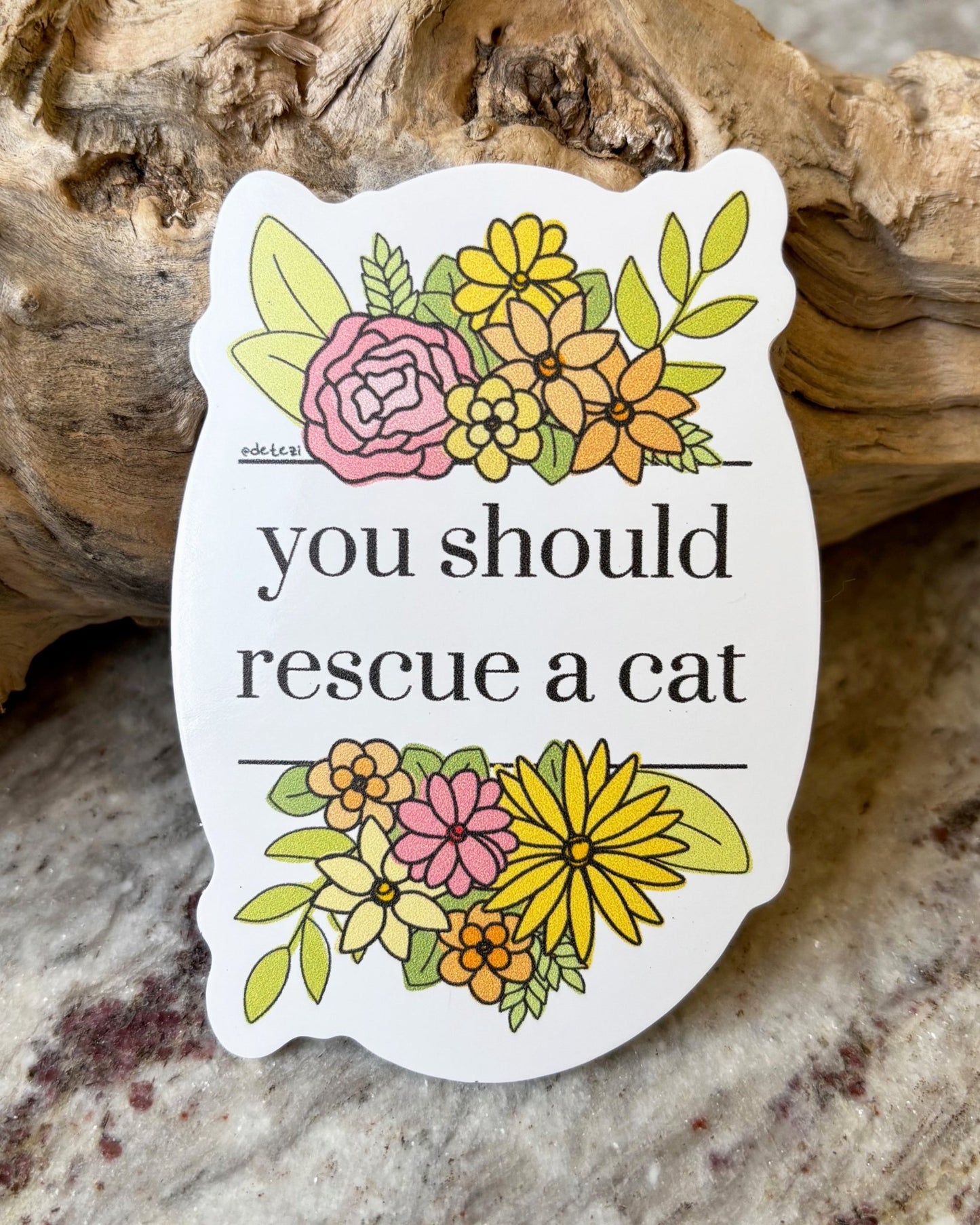 Adopt A Cat | Sticker Pack - Detezi Designs -