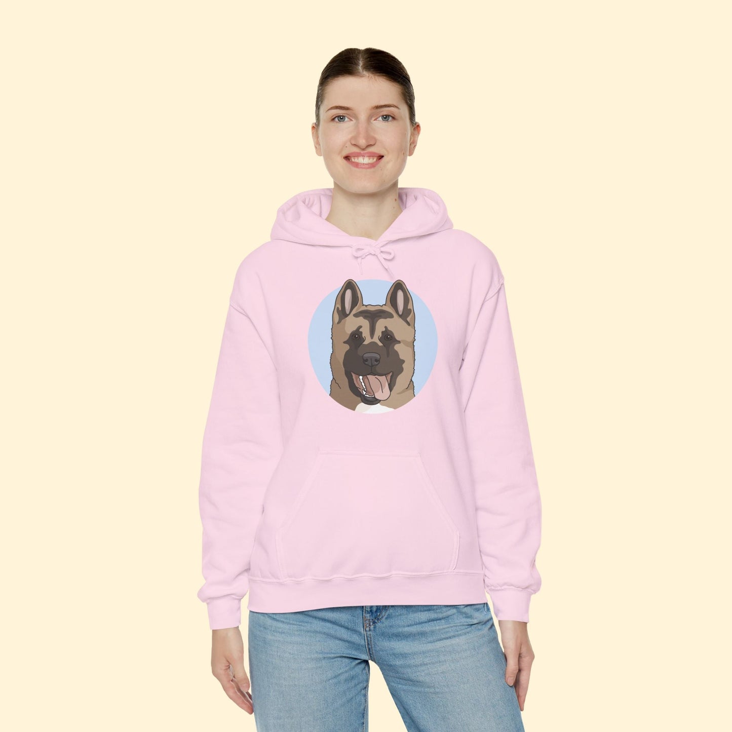 Akita | Hooded Sweatshirt - Detezi Designs - 33795812562828791793