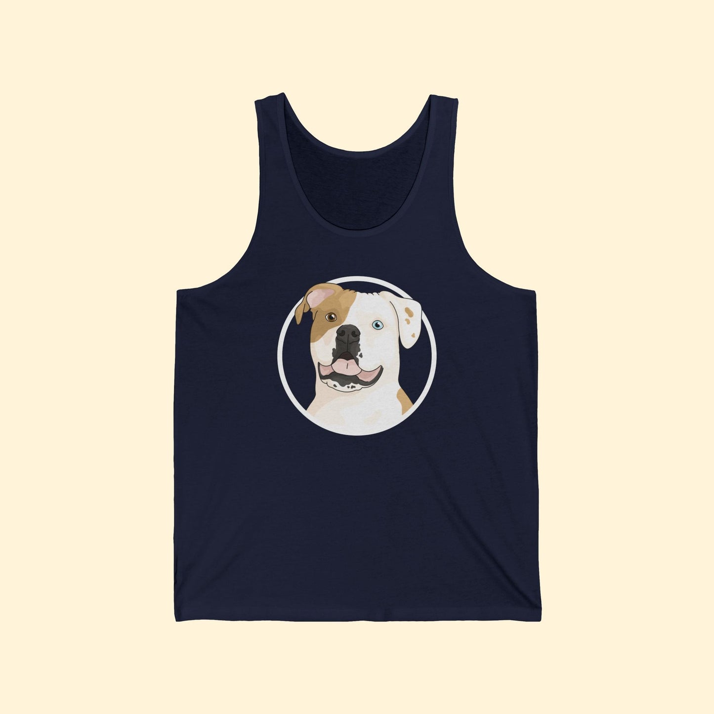 American Bulldog Circle | Unisex Tank - Detezi Designs - 11440148026917014621