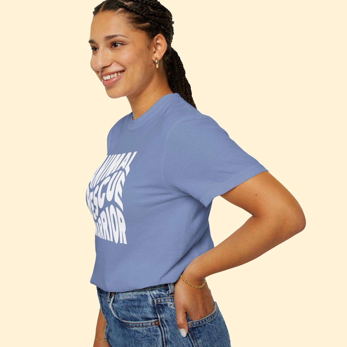 Animal Rescue Warrior | Comfort Colors Unisex T-shirt - Detezi Designs - 38671056538480751203