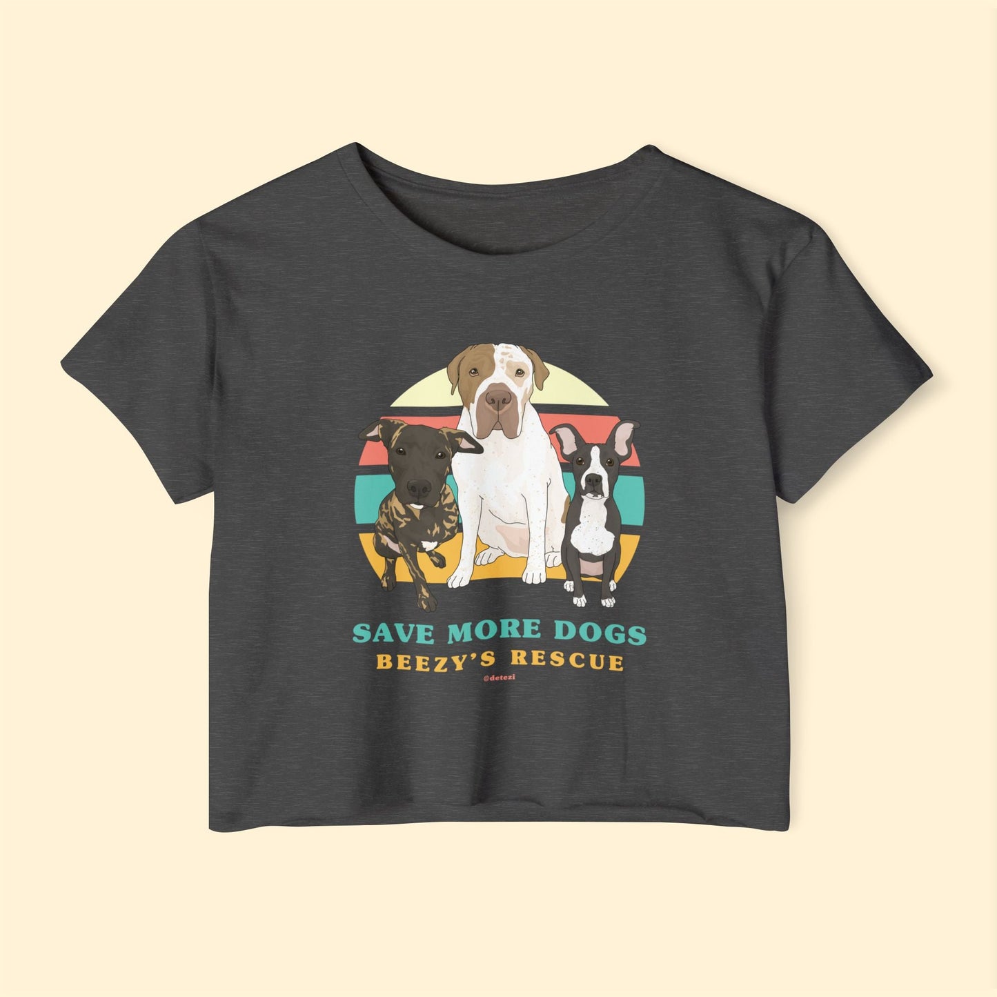 Beezy's Rescue | FUNDRAISER | Festival Crop Top - Detezi Designs - 10389987233852838643