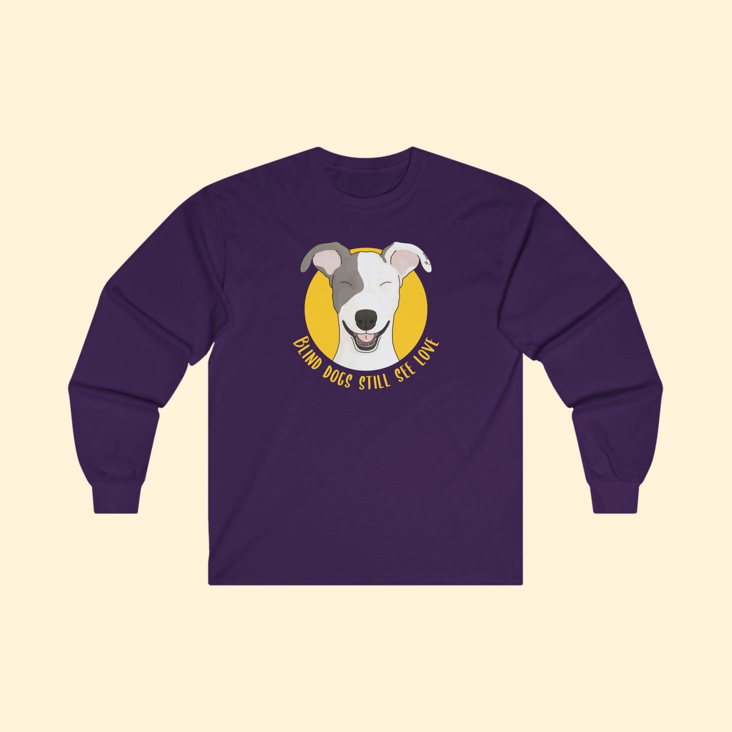 Blind Dogs Still See Love | Long Sleeve Tee - Detezi Designs - 19966105525059885169