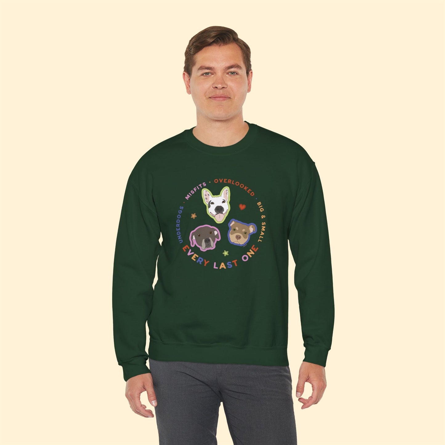 Crewneck Sweatshirt | FUNDRAISER | Every Last One - Detezi Designs - 27621549739250111543