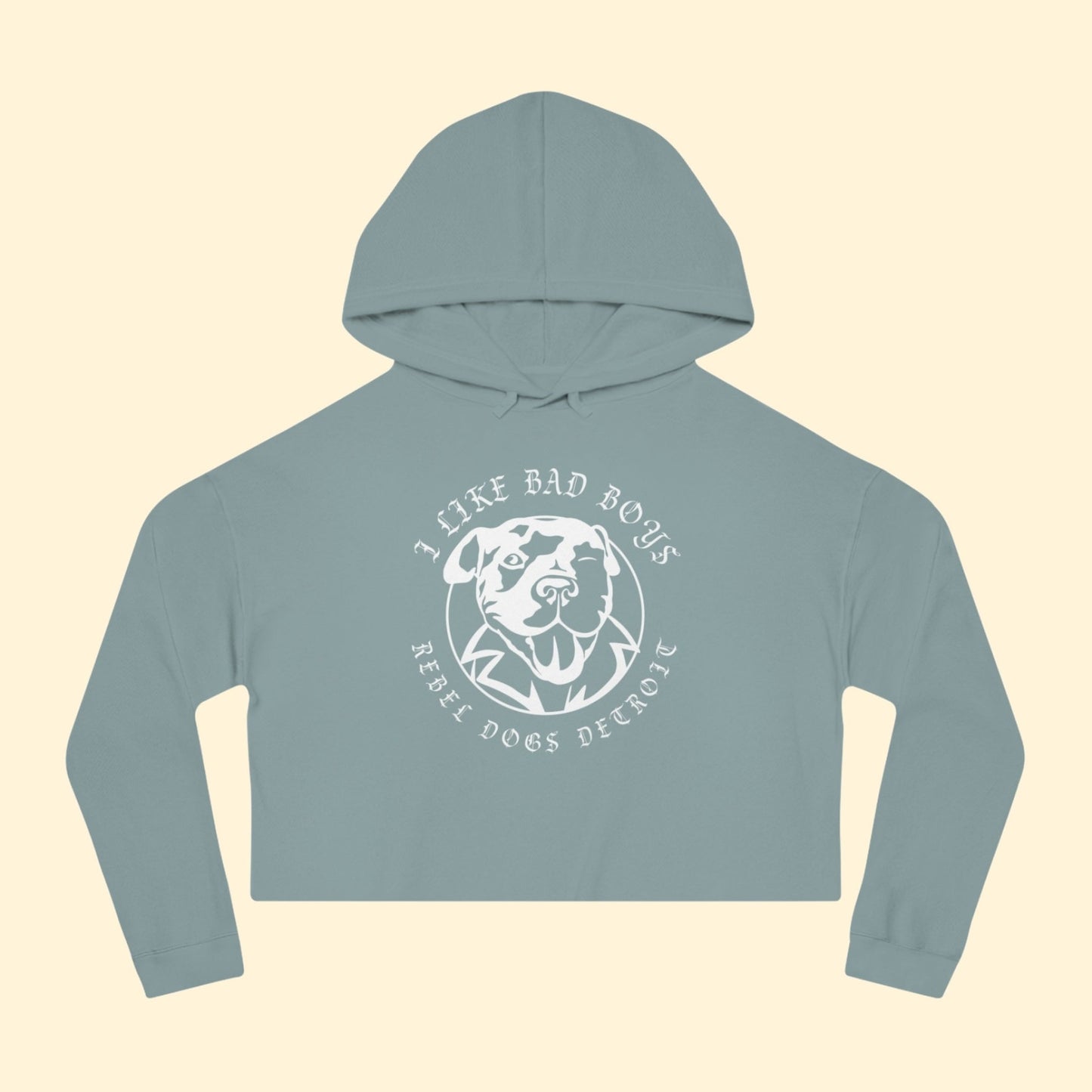 Cropped Hoodie | FUNDRAISER | Rebel Dogs Detroit - Detezi Designs - 23739293605535863421