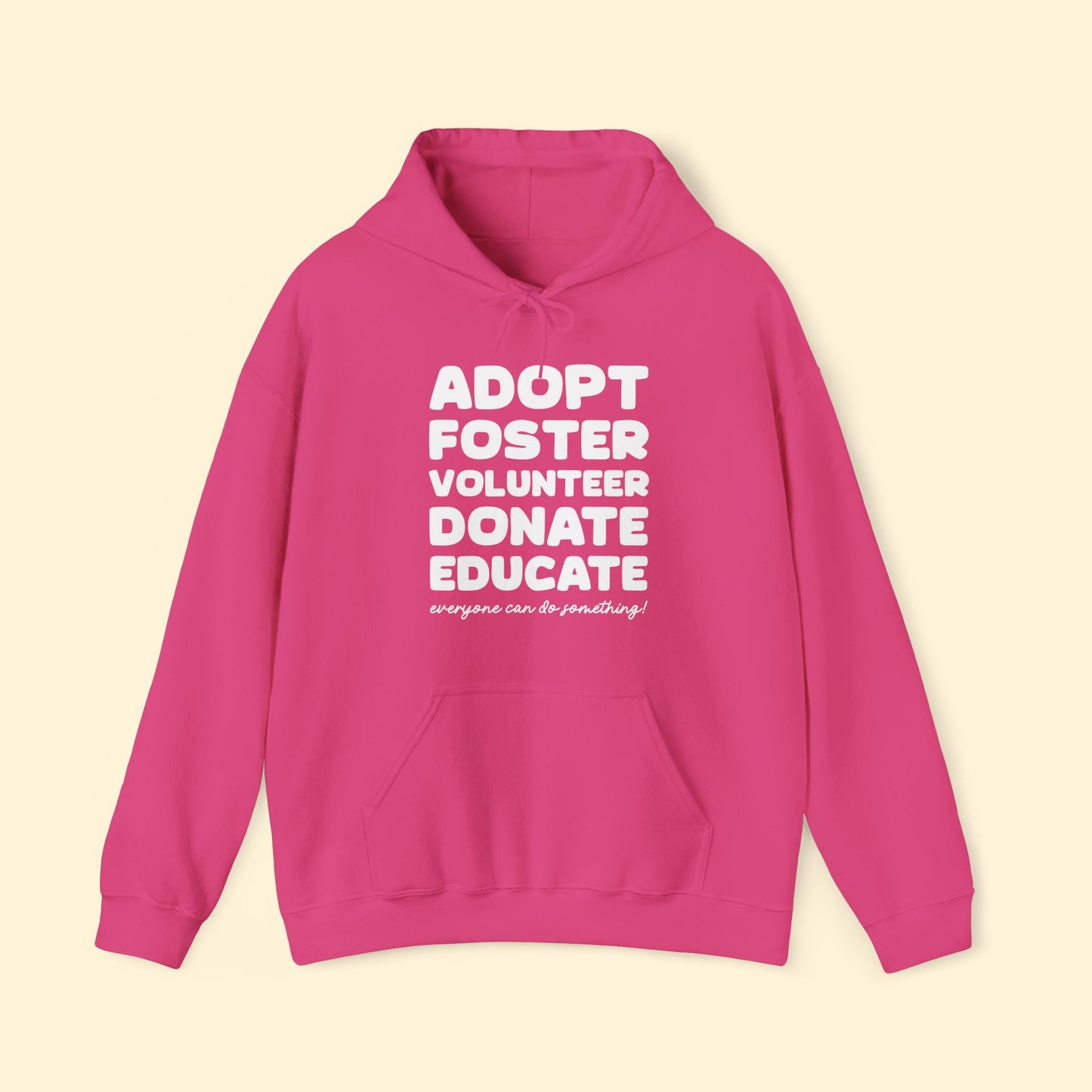 Everyone Can Do Something | Hooded Sweatshirt - Detezi Designs - 22224476055947961113