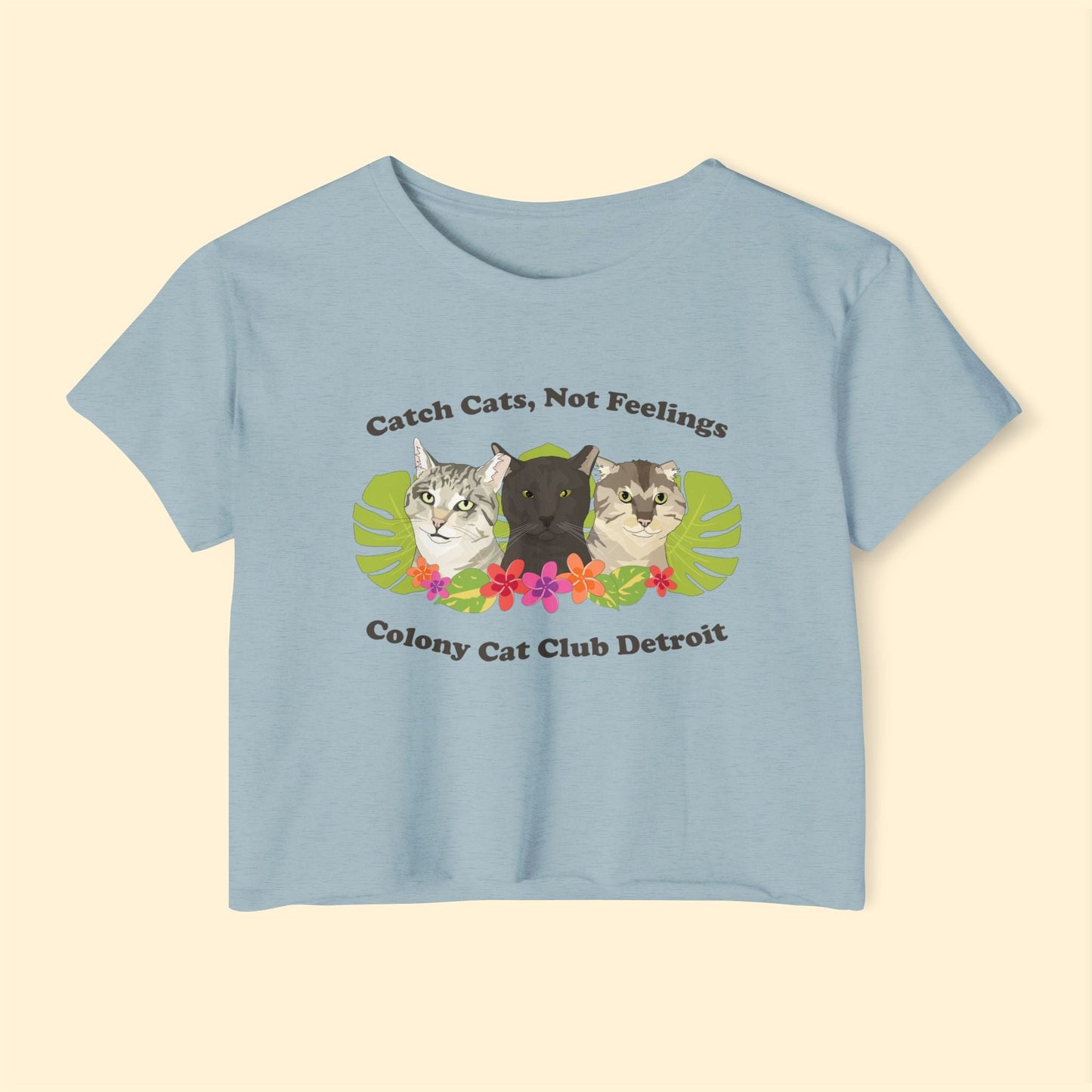 Festival Crop Top | FUNDRAISER | Colony Cat Club - Detezi Designs - 28618234863566955674