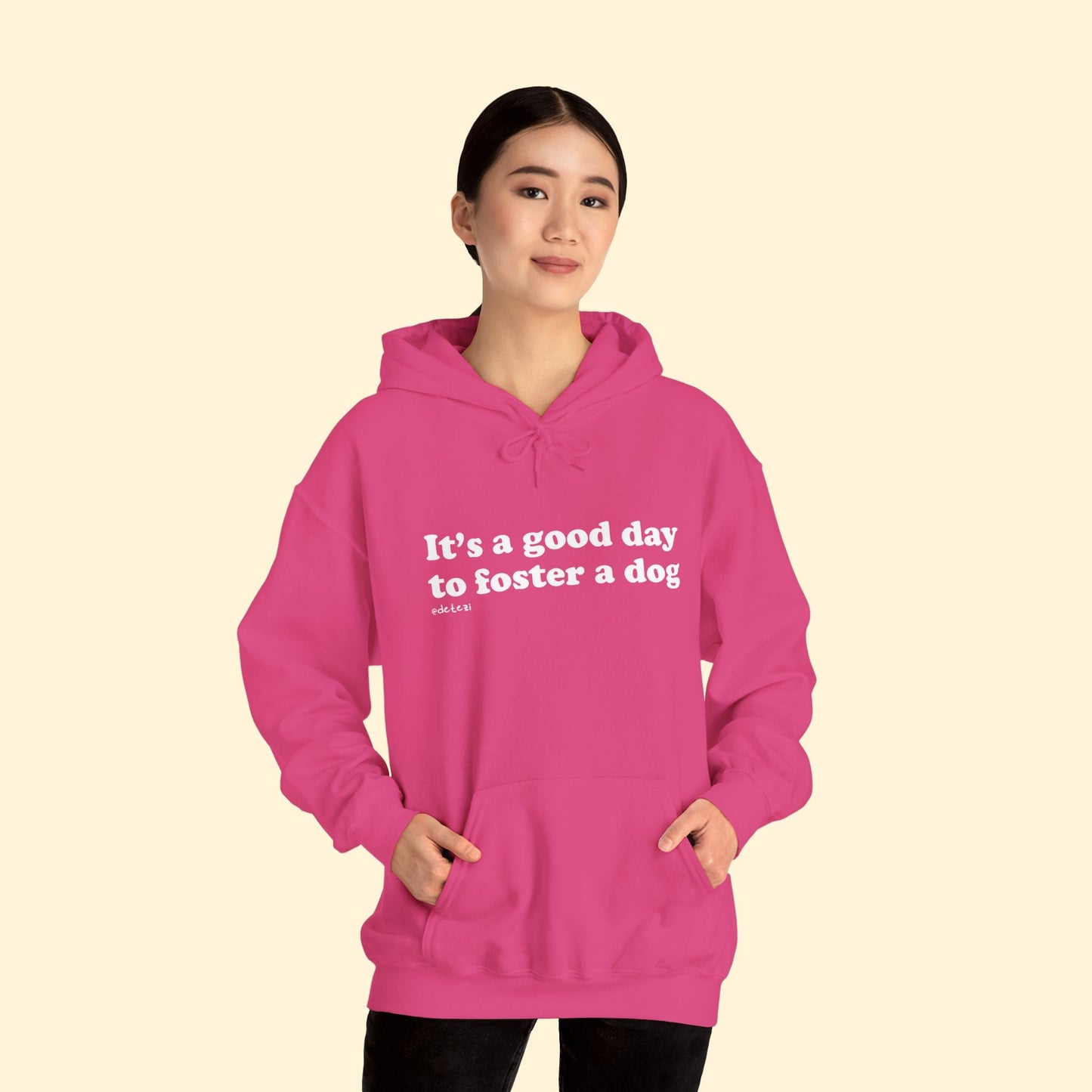 It's A Good Day To Foster A Dog | Hooded Sweatshirt - Detezi Designs - 19902220906506507989