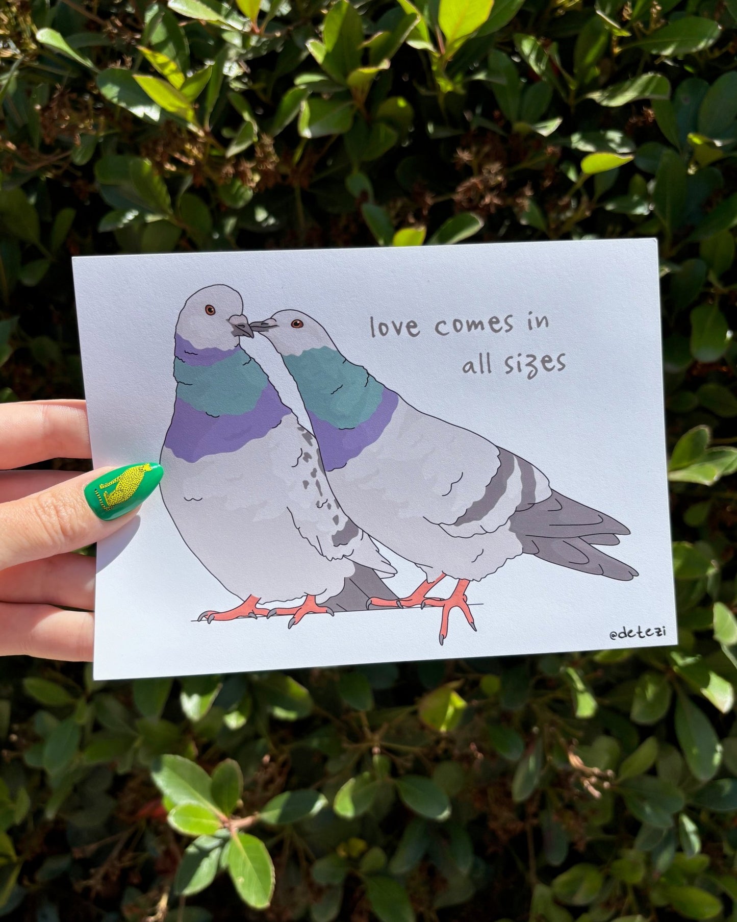 Love Comes In All Sizes | Giclée Fine Art Print - Detezi Designs -