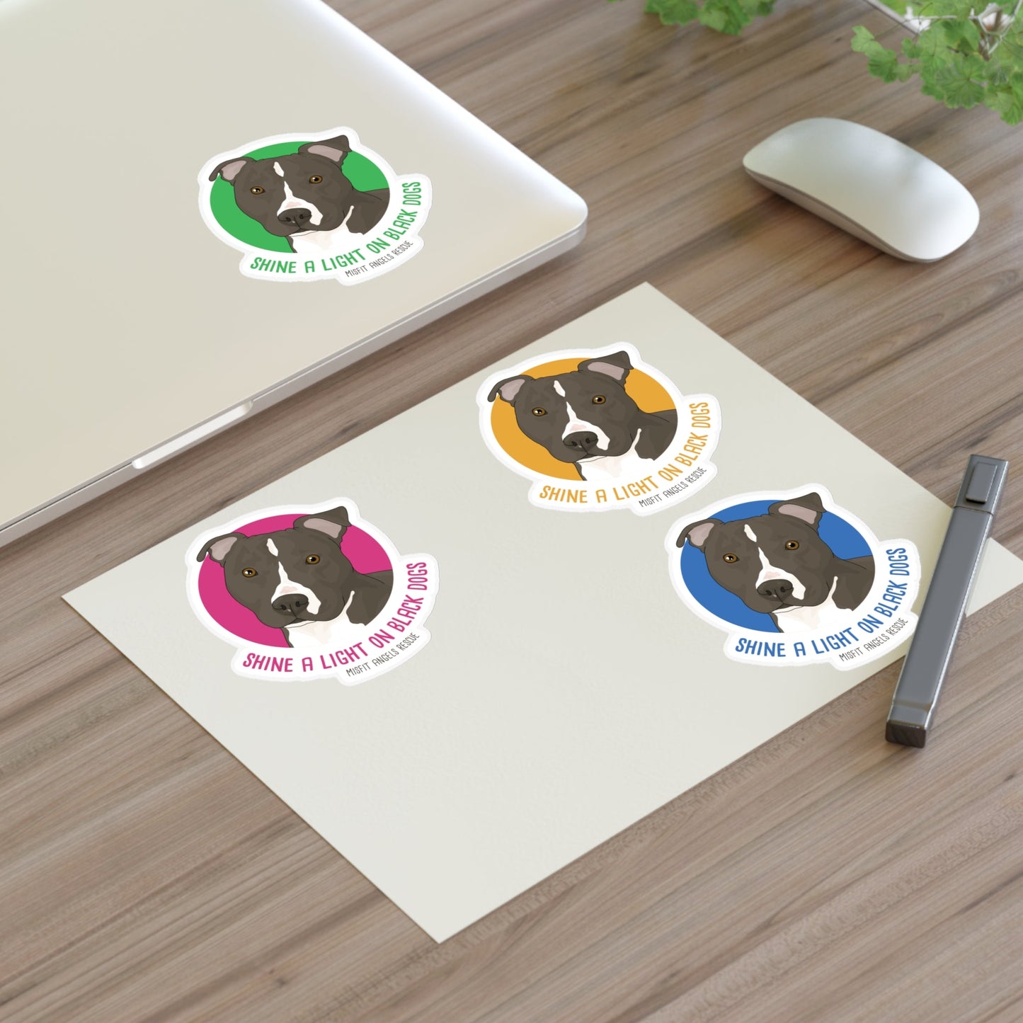 Misfit Angels Rescue | FUNDRAISER | Sticker Sheet - Detezi Designs - 82850816107314046823