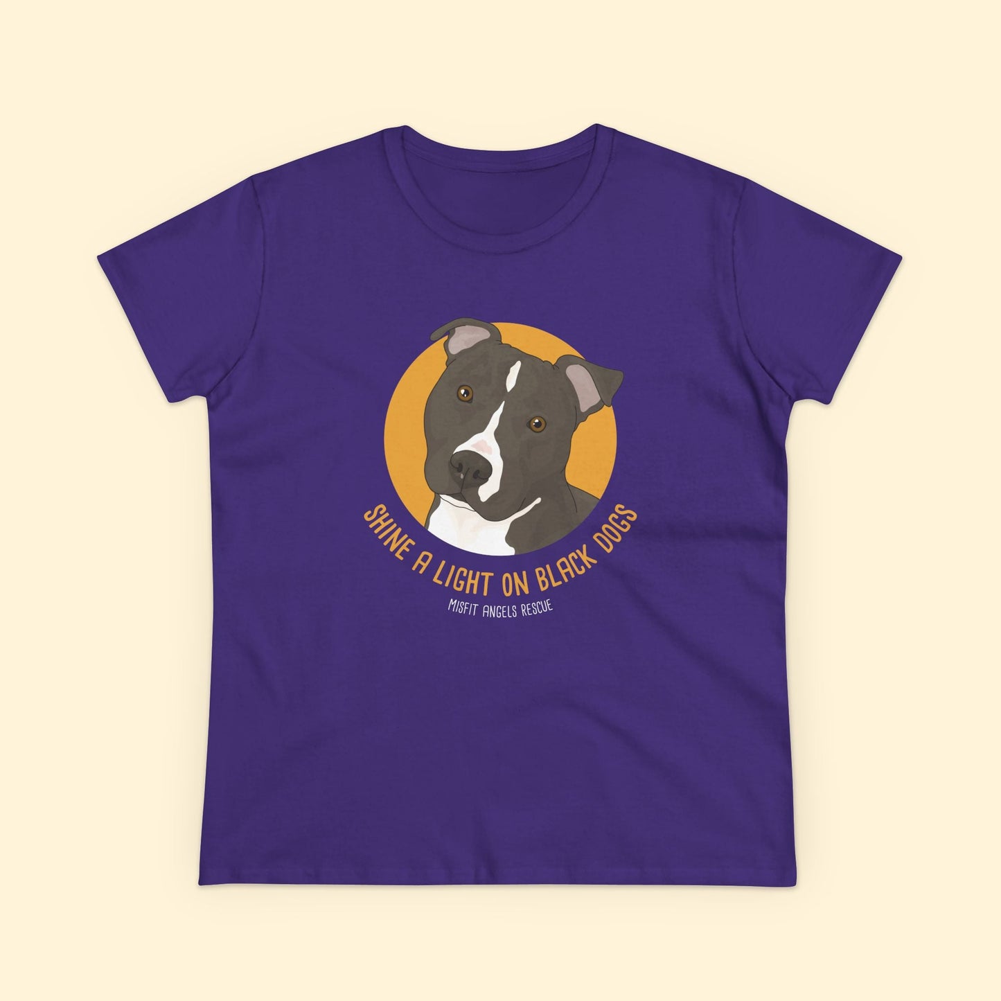 Misfit Angels Rescue | FUNDRAISER | Women's Midweight Cotton Tee - Detezi Designs - 14620364815332204869