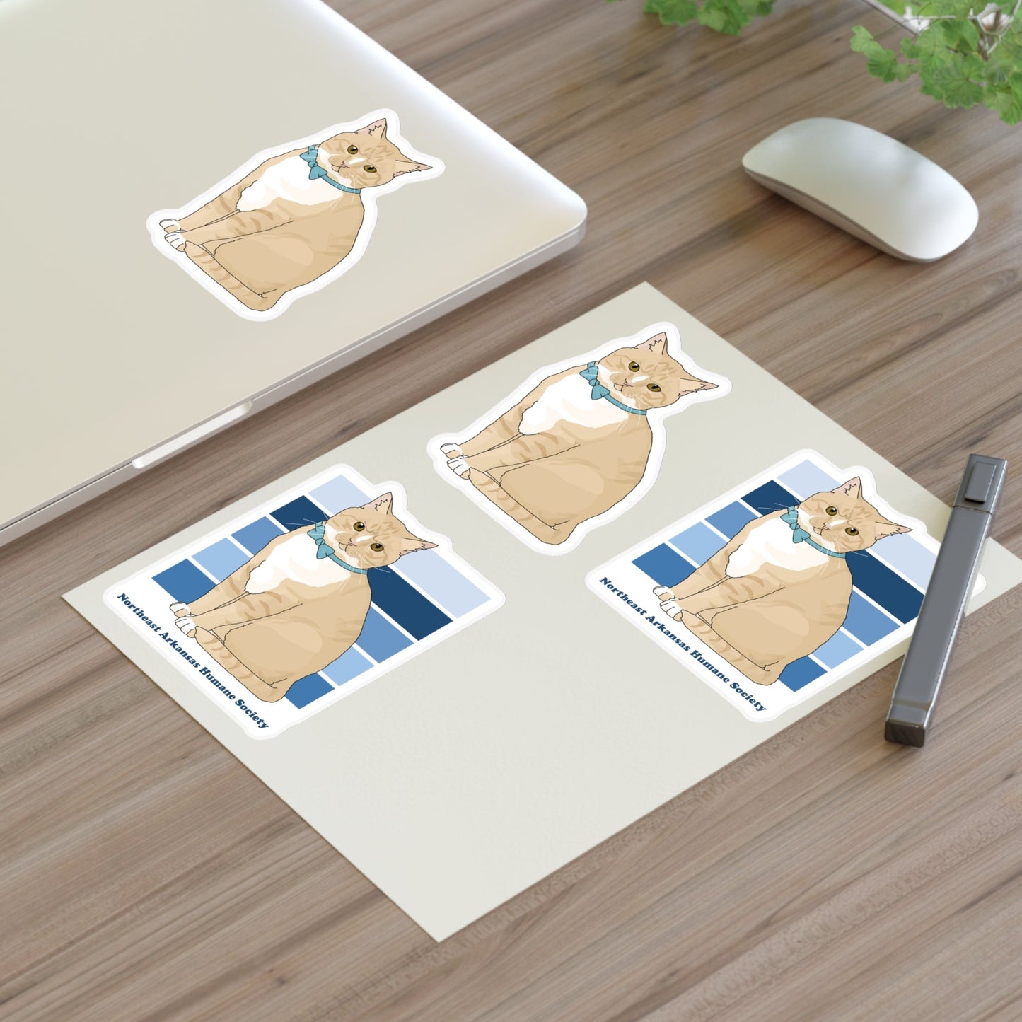 Oscar | FUNDRAISER for Northeast Arkansas Humane Society | Sticker Sheet - Detezi Designs - 11834936177743222108