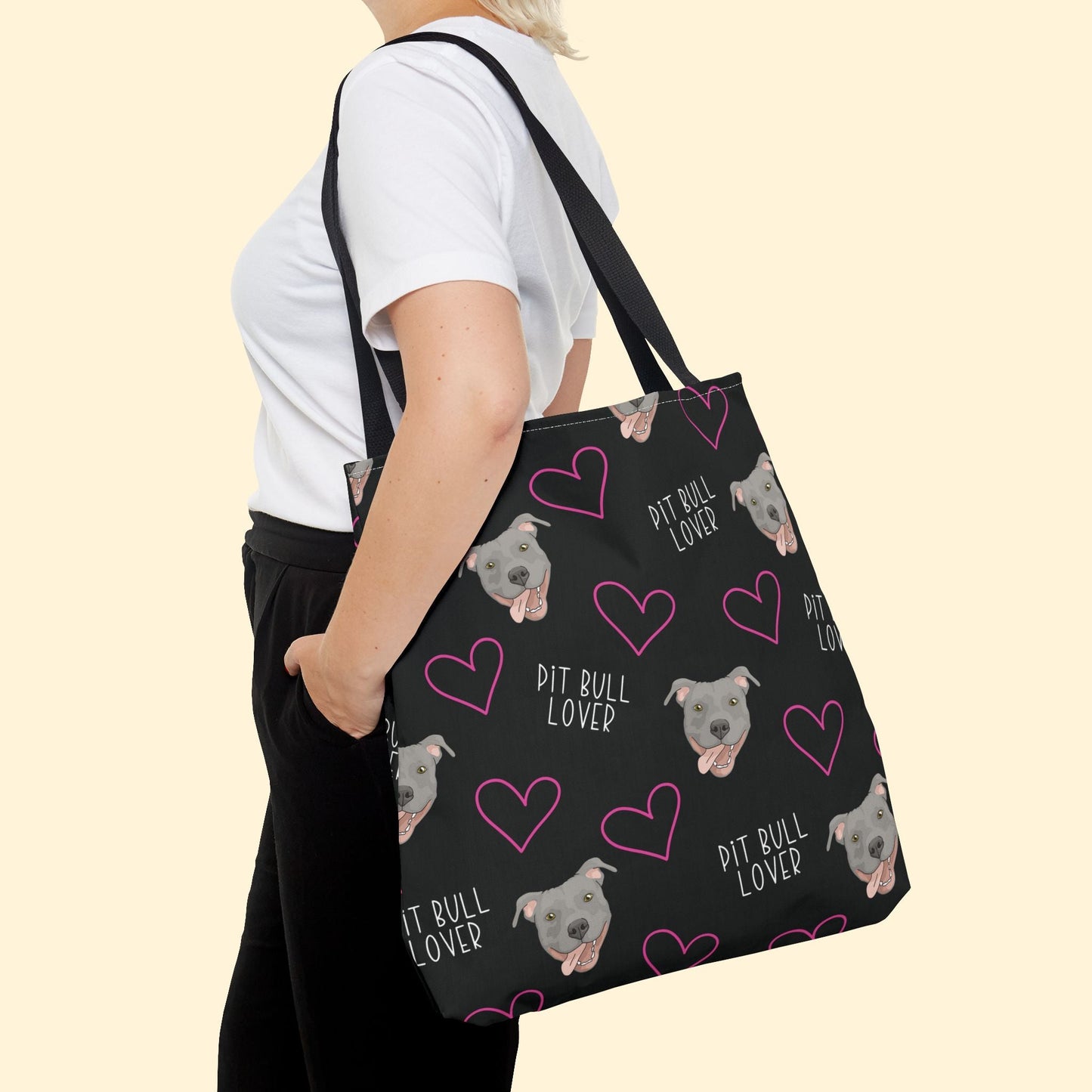 Pit Bull Lover | Tote Bag - Detezi Designs - 44624869454637907351