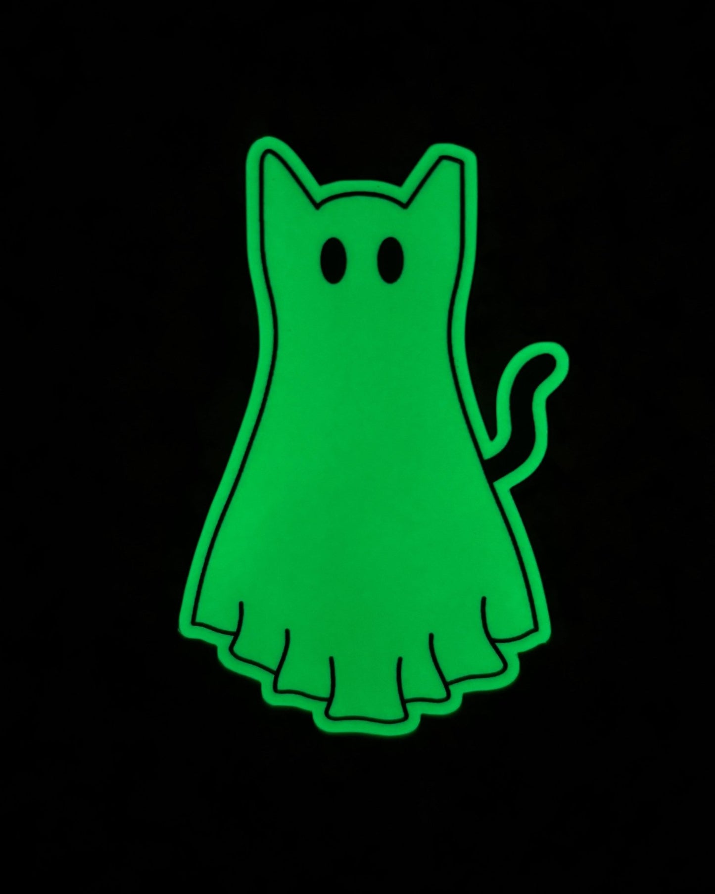 Purranormal | Glow in the Dark | 3" Vinyl Sticker - Detezi Designs -