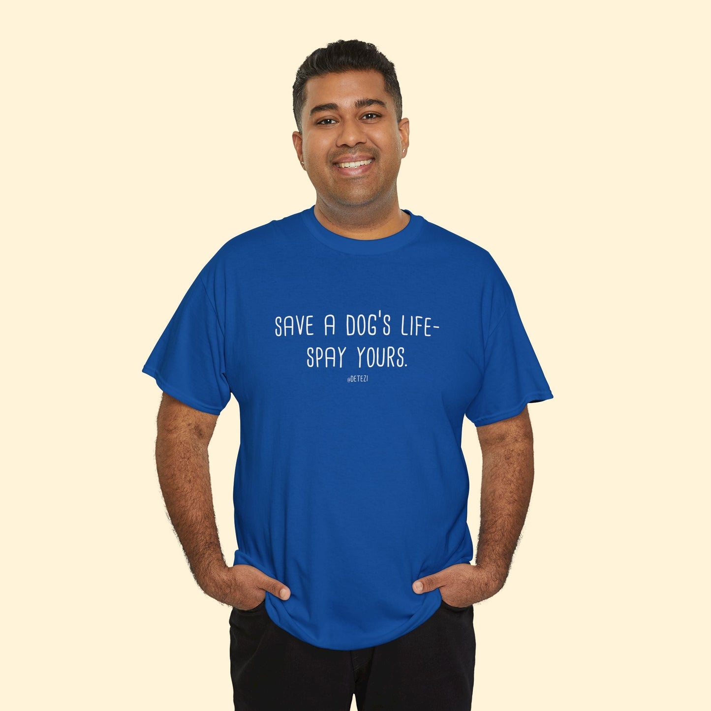 Save a Dog's Life | Unisex T-shirt - Detezi Designs - 19597581497434469347