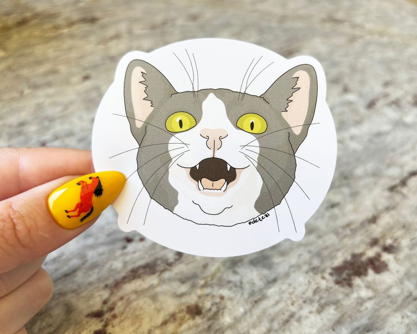 SCREAM | 3" Vinyl Sticker - Detezi Designs -