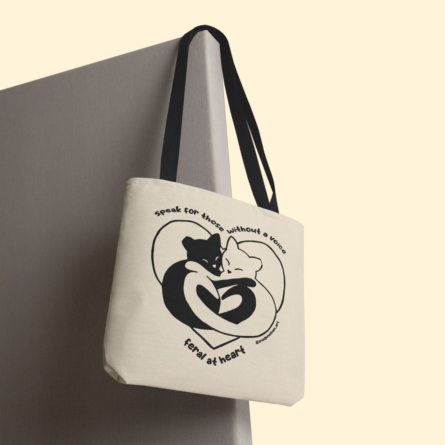 Speak For Those Without A Voice | FUNDRAISER for Feral At Heart | Tote Bag - Detezi Designs - 10766650281716070670