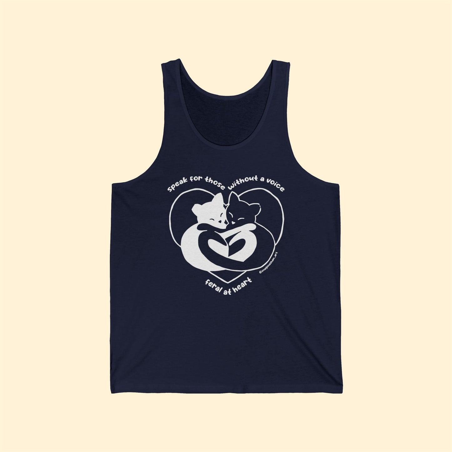 Speak For Those Without A Voice | FUNDRAISER for Feral at Heart | Unisex Jersey Tank - Detezi Designs - 15982617764131903710