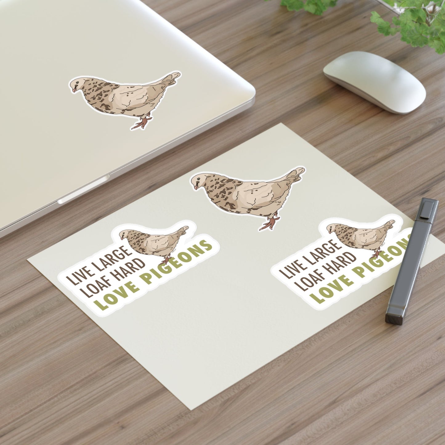 Stickers | FUNDRAISER | Moose's Flock | Loaf Hard - Detezi Designs - 24762148512396194879