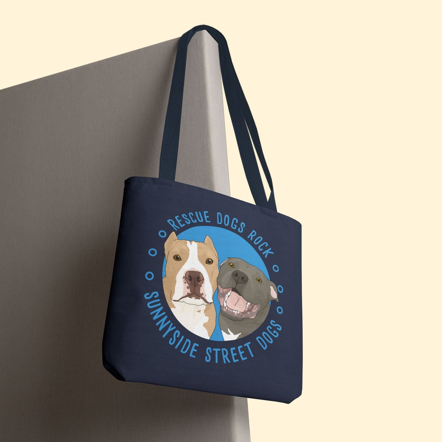 Sunnyside Street Dogs | FUNDRAISER | Tote Bag - Detezi Designs - 19527585321026999992