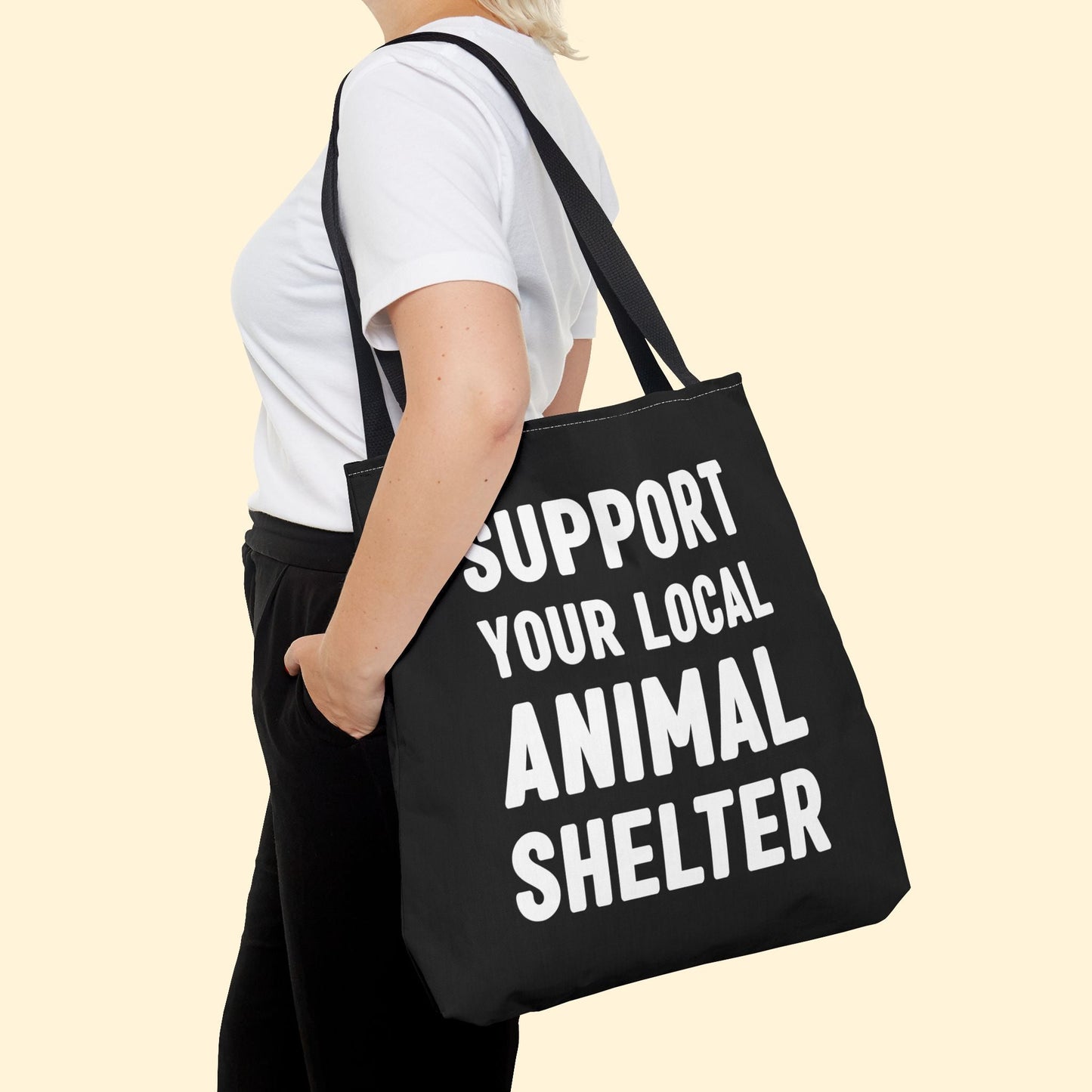 Support Your Local Animal Shelter | Tote Bag - Detezi Designs - 98920533074765125863