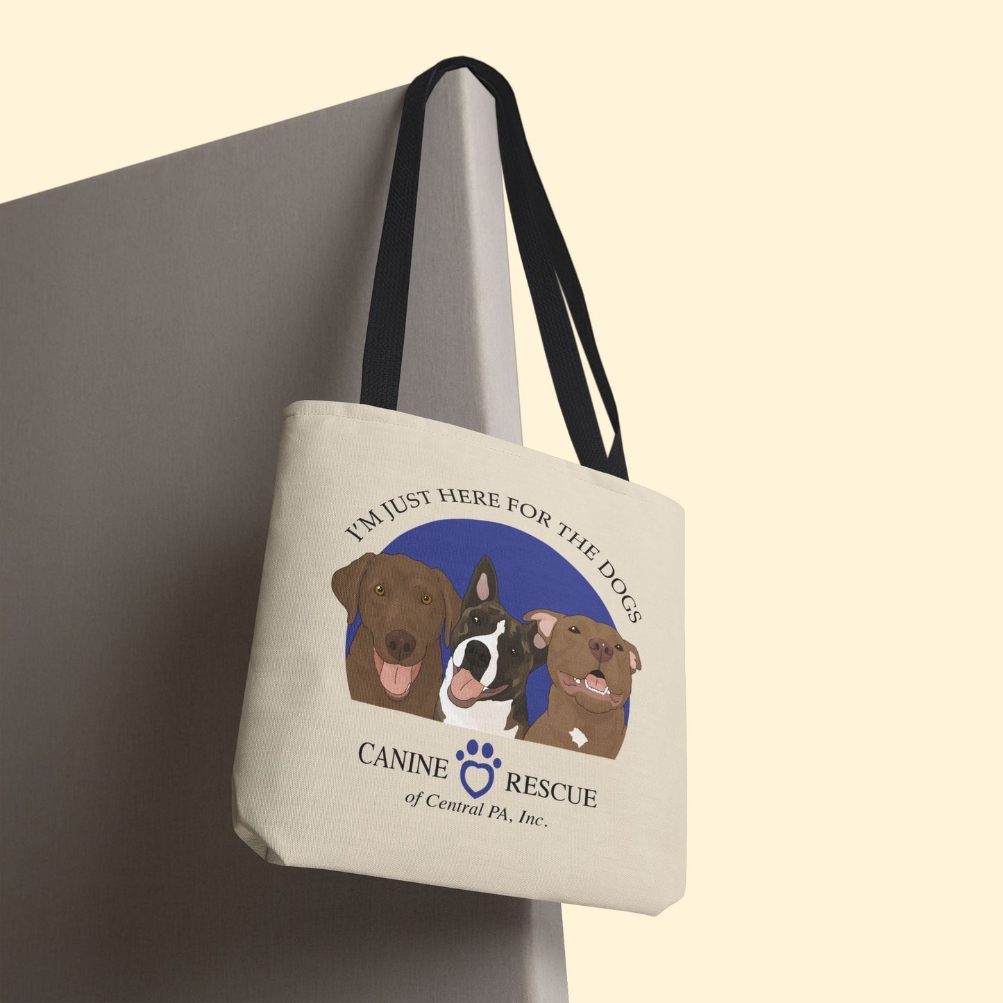 Tote Bag | FUNDRAISER | Canine Rescue of Central PA - Detezi Designs - 25554752010707475310