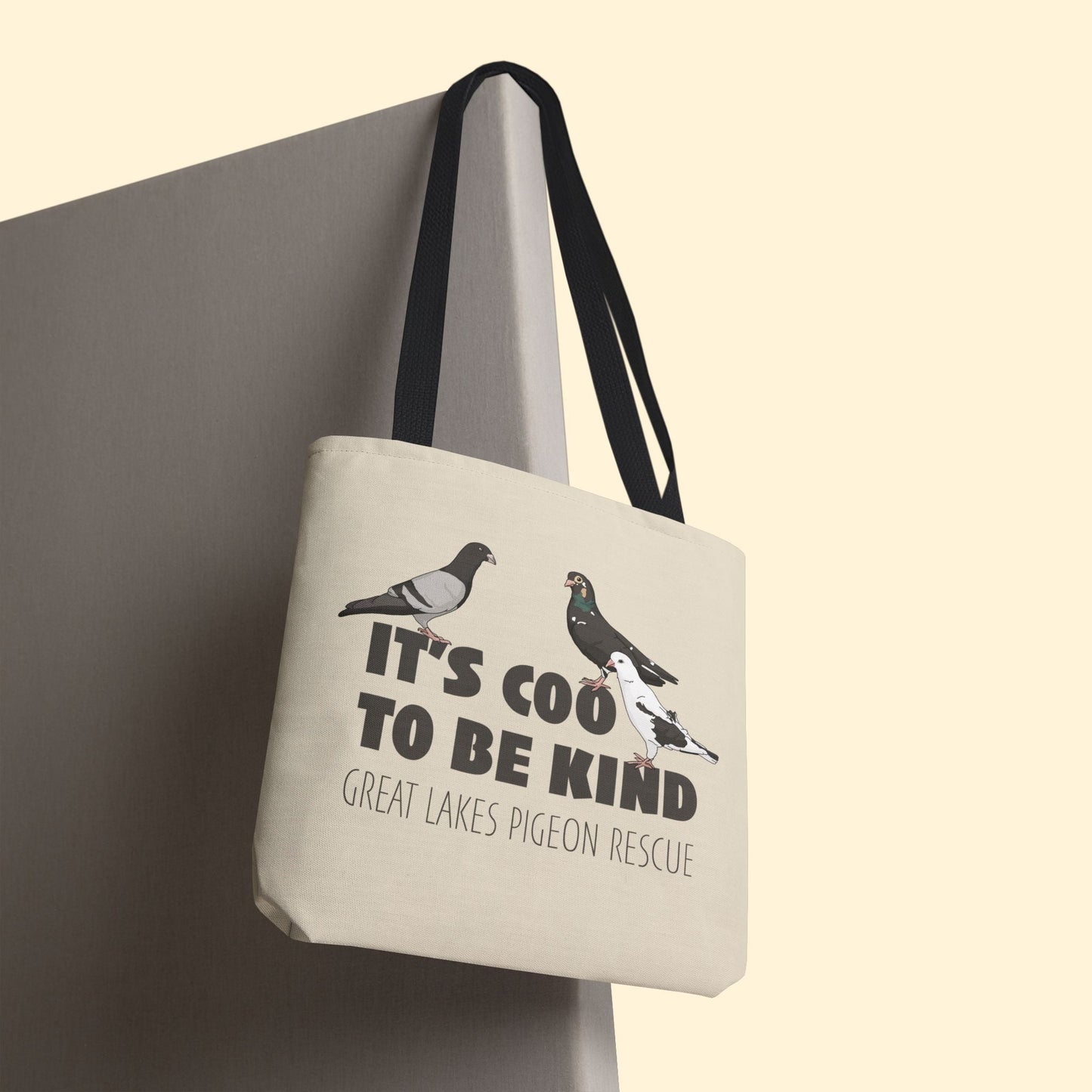 Tote Bag | FUNDRAISER | Great Lakes Pigeon Rescue - Detezi Designs - 23768913945225495467