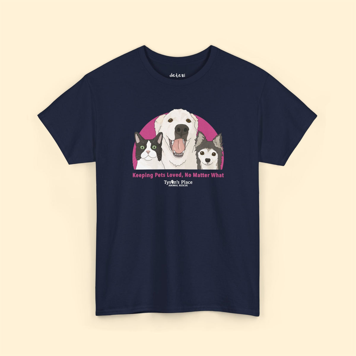 Unisex Crewneck T-shirt | FUNDRAISER | Tyson's Place - Detezi Designs-20374791917126076957