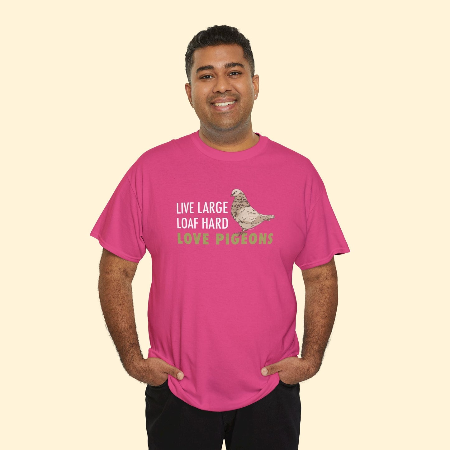 Unisex T-shirt | FUNDRAISER | Moose's Flock | Loaf Hard - Detezi Designs - 56563759847250787340