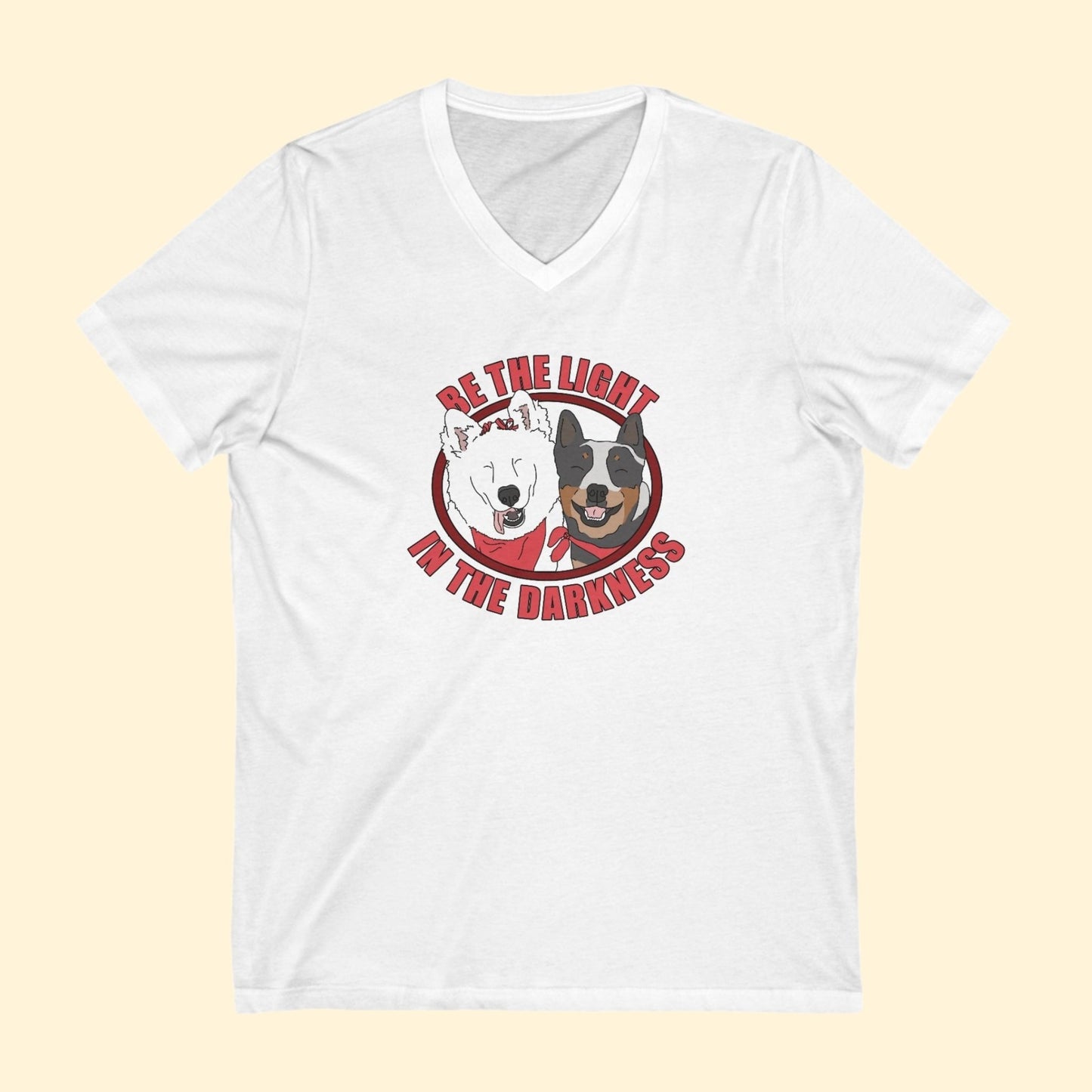 Unisex V - Neck Tee | FUNDRAISER | Tunica Humane Society - Detezi Designs - 22328238666283673957