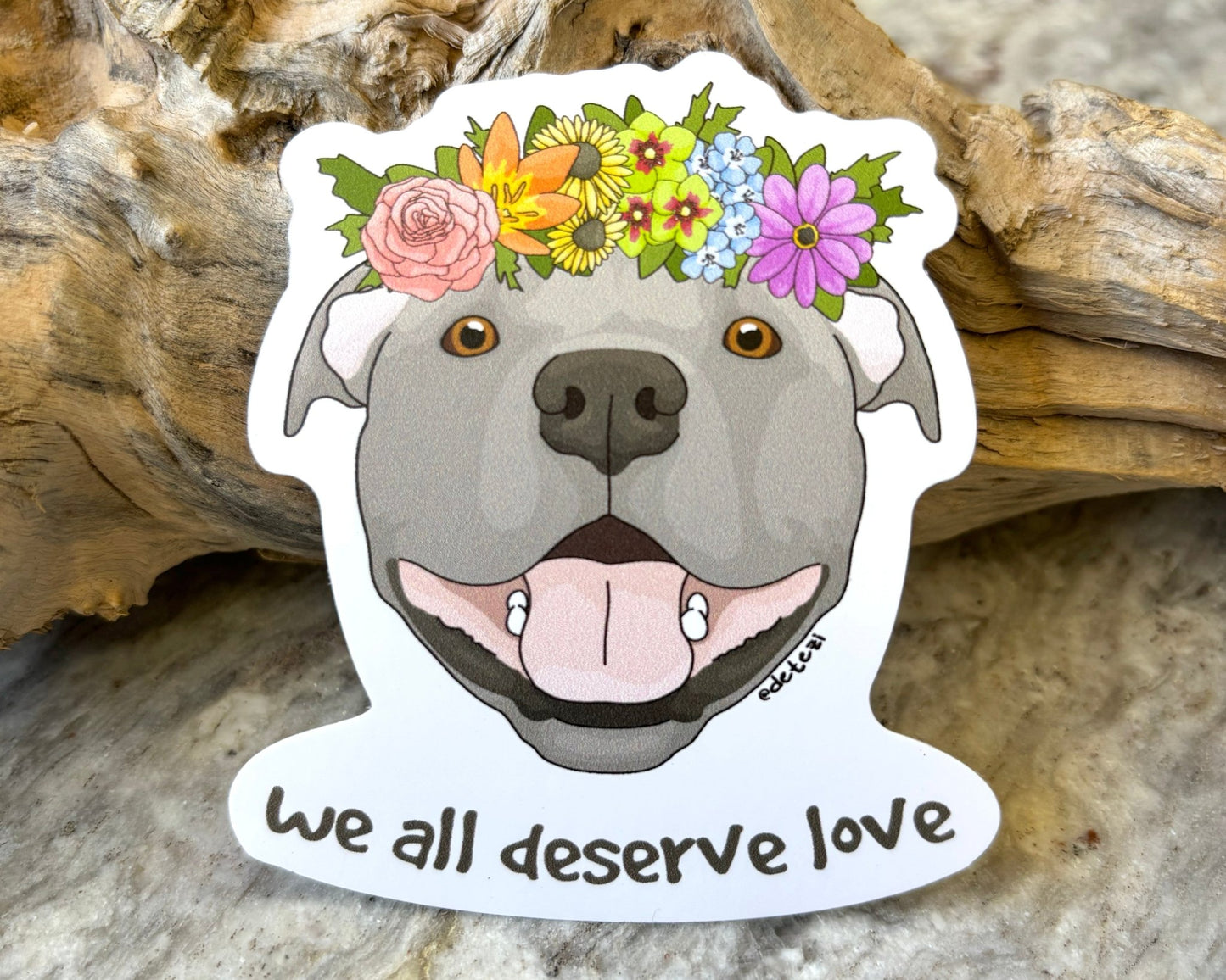 We All Deserve Love | 3" Vinyl Sticker - Detezi Designs -