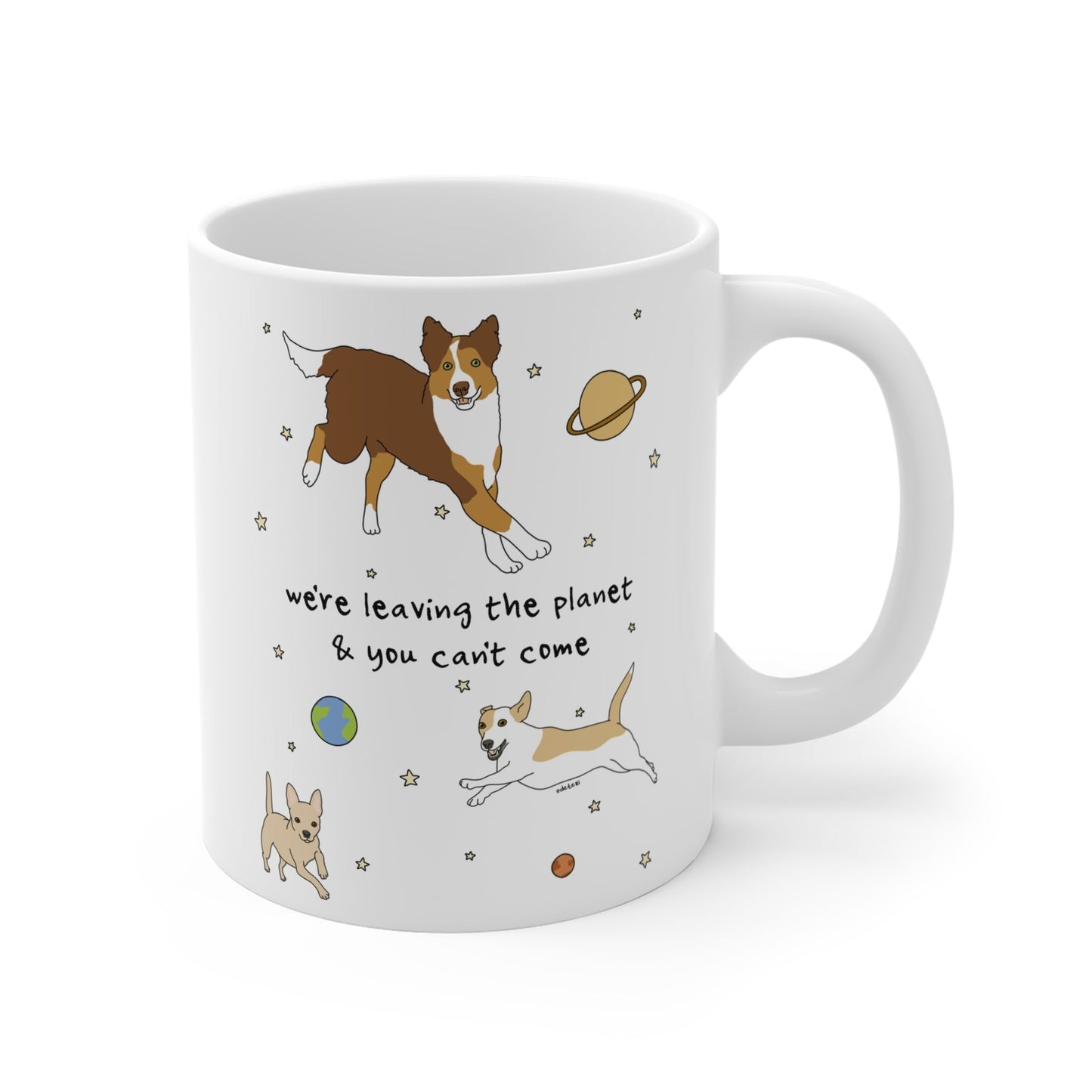 We're Leaving The Planet | Mug - Detezi Designs - 15453492395529842679