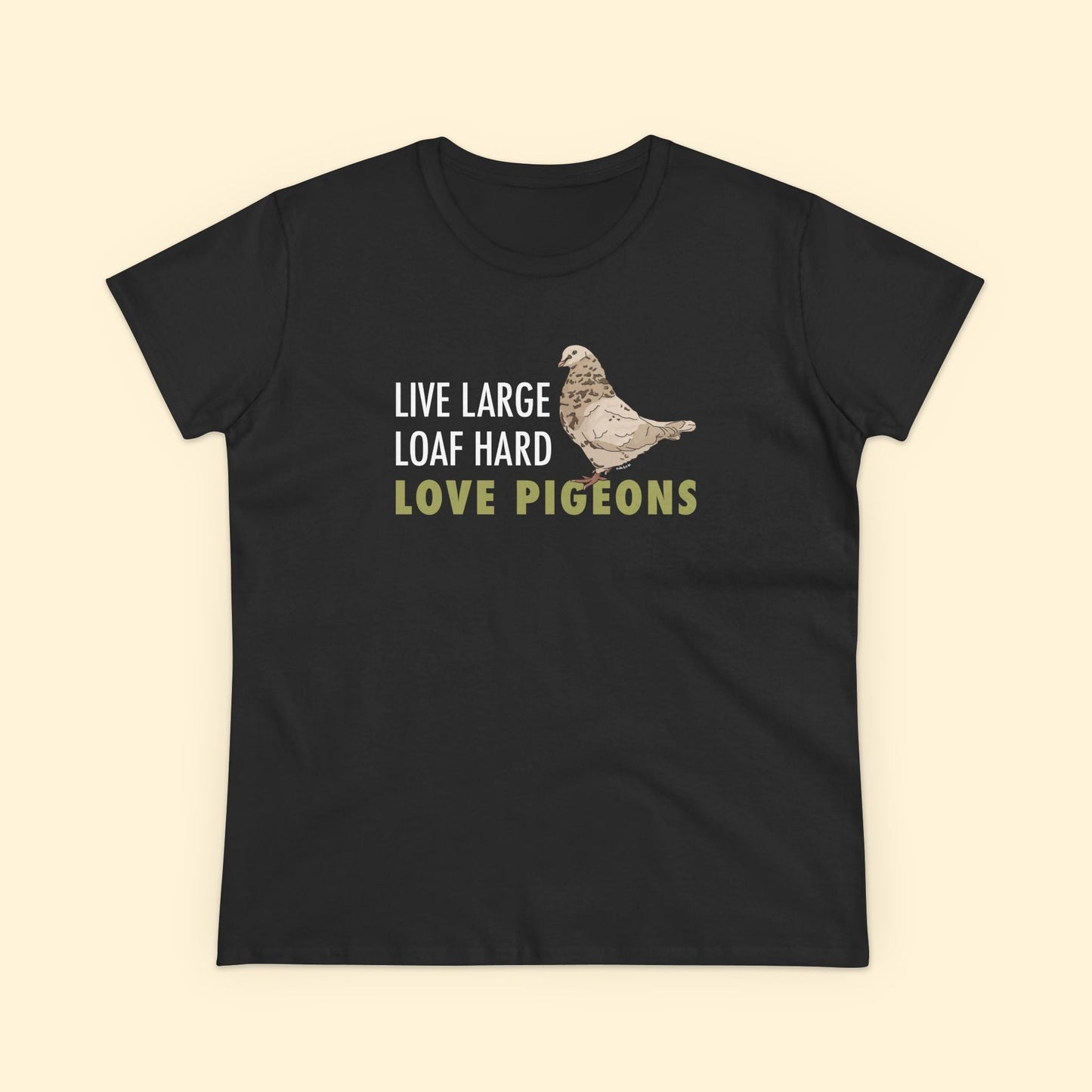 Women's Midweight Cotton Tee | FUNDRAISER | Moose's Flock | Loaf Hard - Detezi Designs - 42780885147835513707