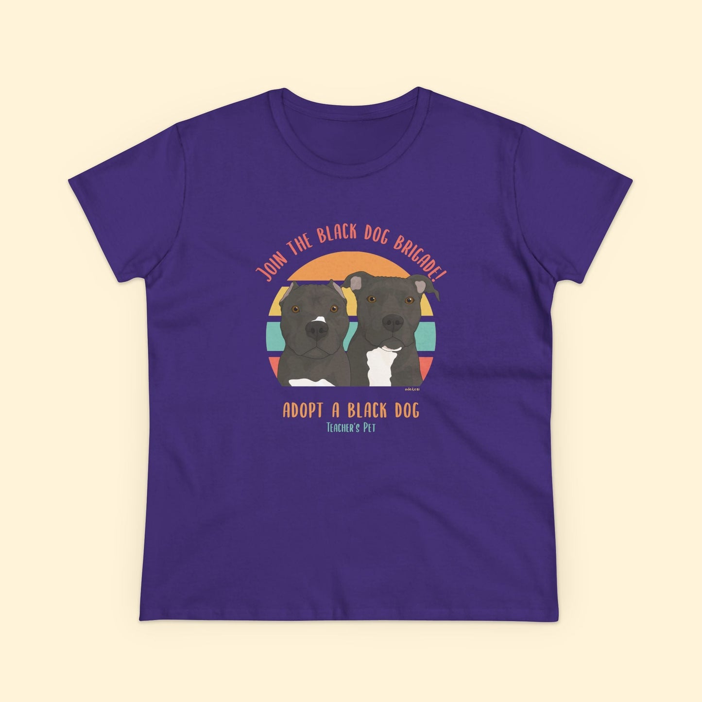 Women's Midweight Cotton Tee | FUNDRAISER | Teacher's Pet - Detezi Designs - 38768458696759479612