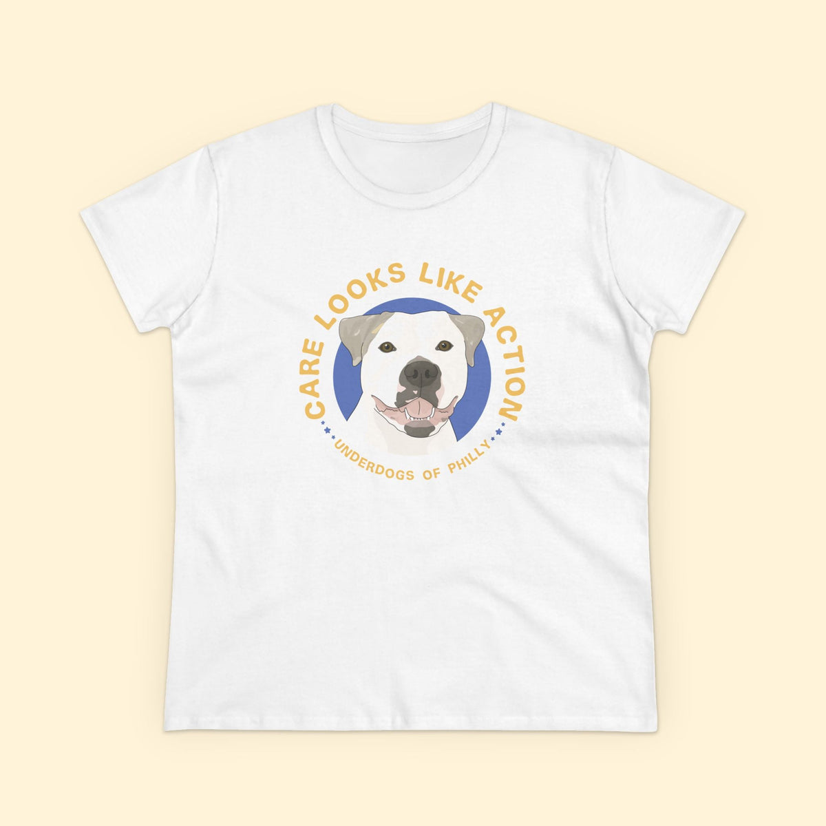 Women's Midweight Cotton Tee | FUNDRAISER | Underdogs of Philly - Detezi Designs-23311577238126298404
