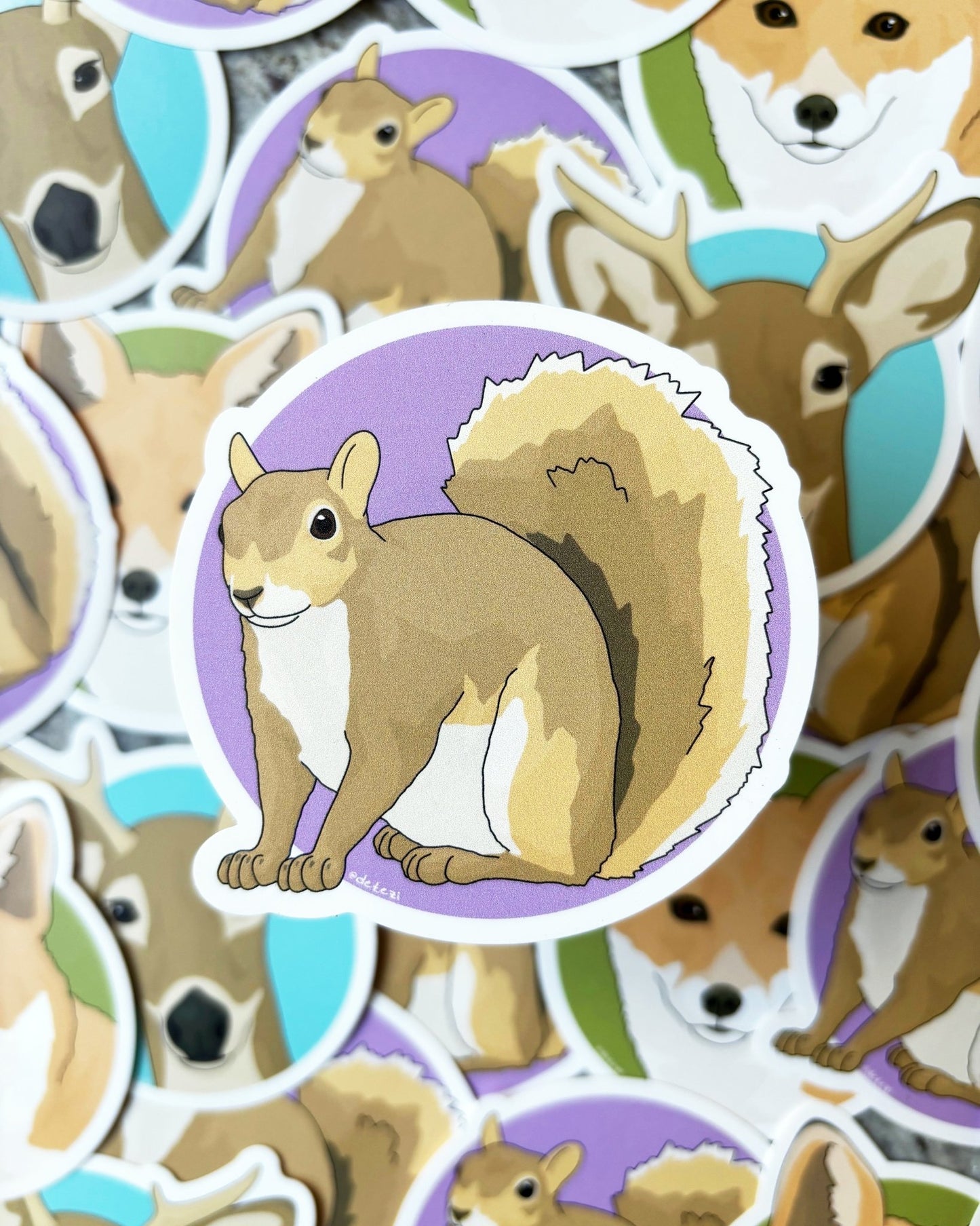 Woodland Animals | December 2025 Sticker Pack - Detezi Designs -