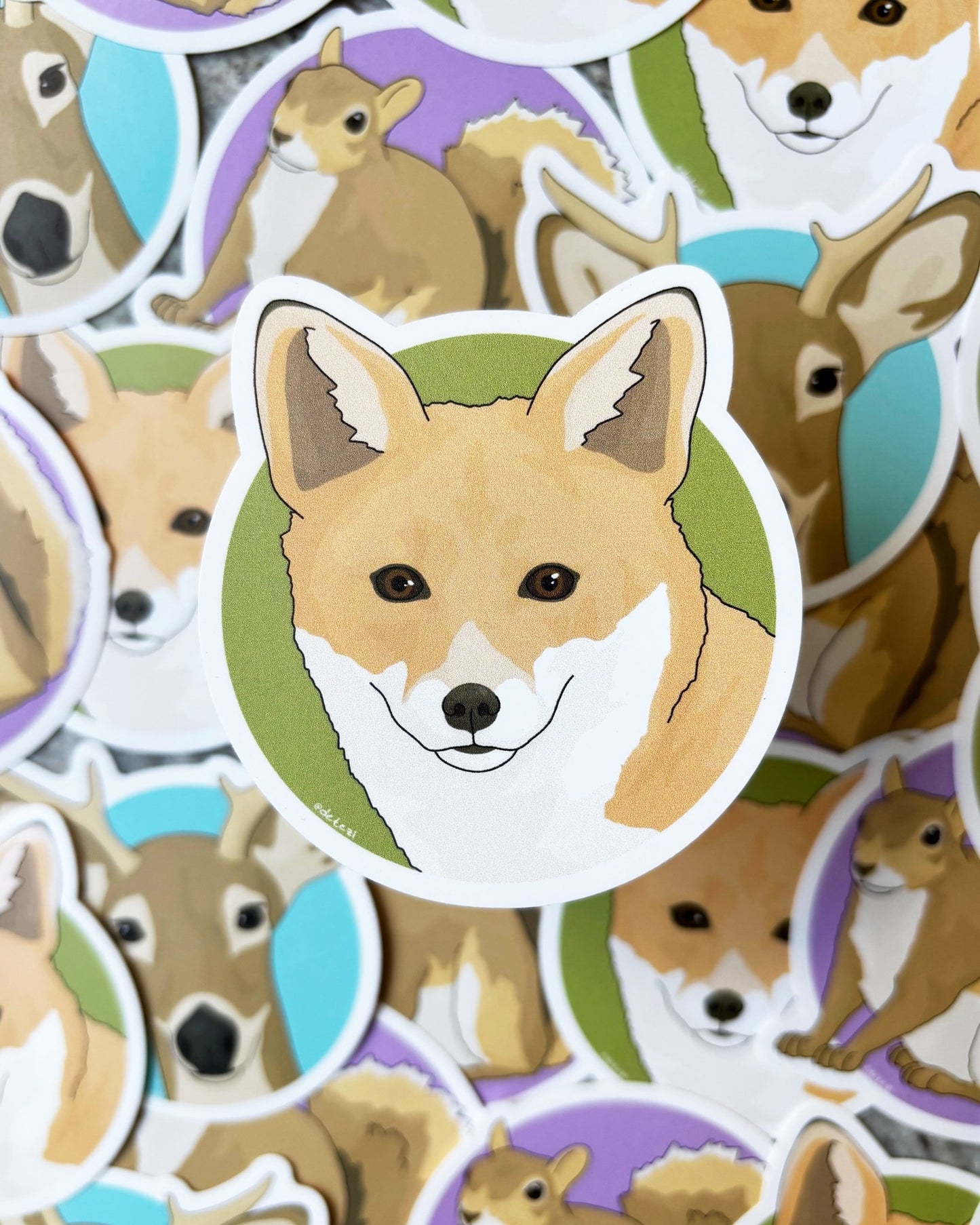 Woodland Animals | December 2025 Sticker Pack - Detezi Designs -