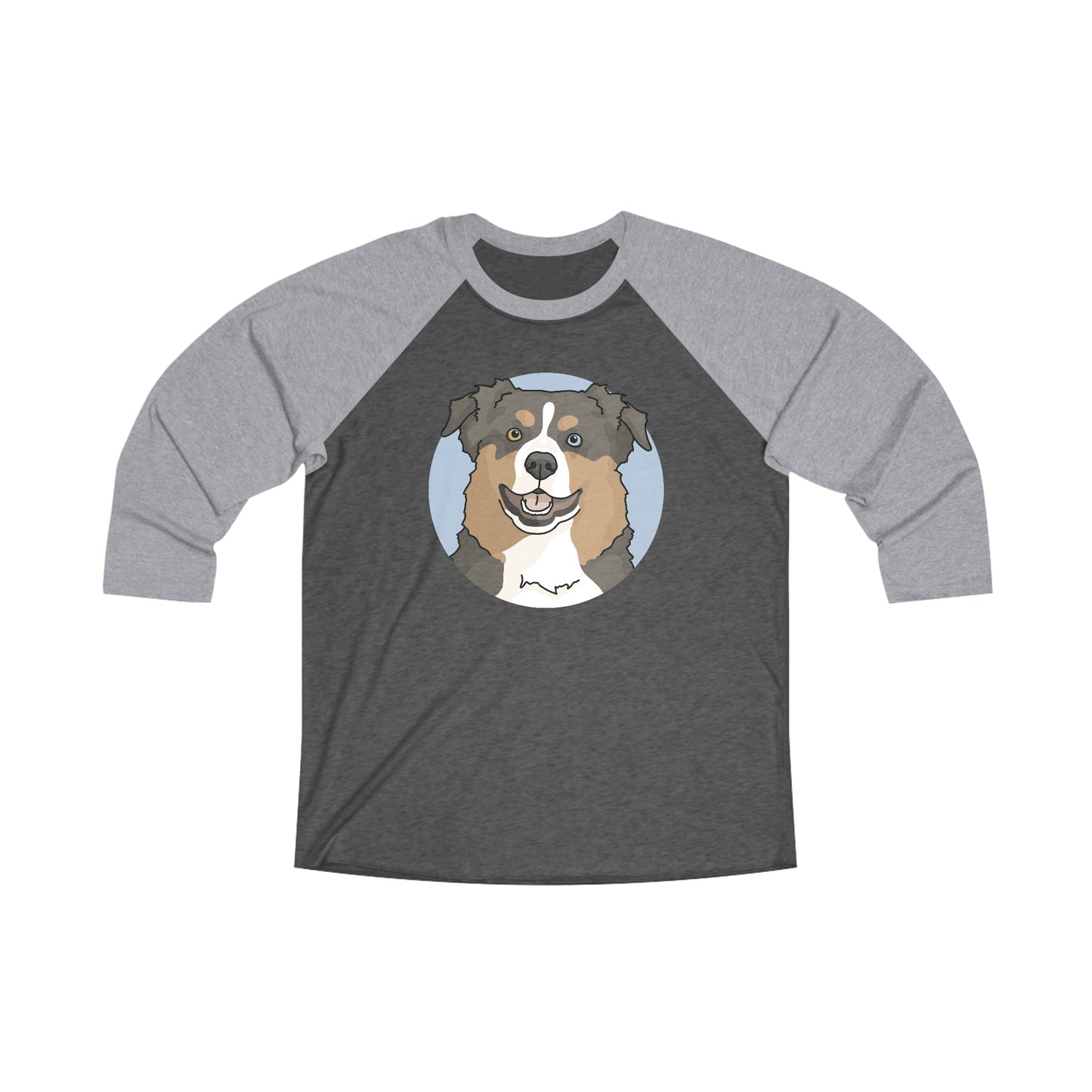 Australian Shepherd | Unisex 3\4 Sleeve Tee - Detezi Designs-28234700777558672589