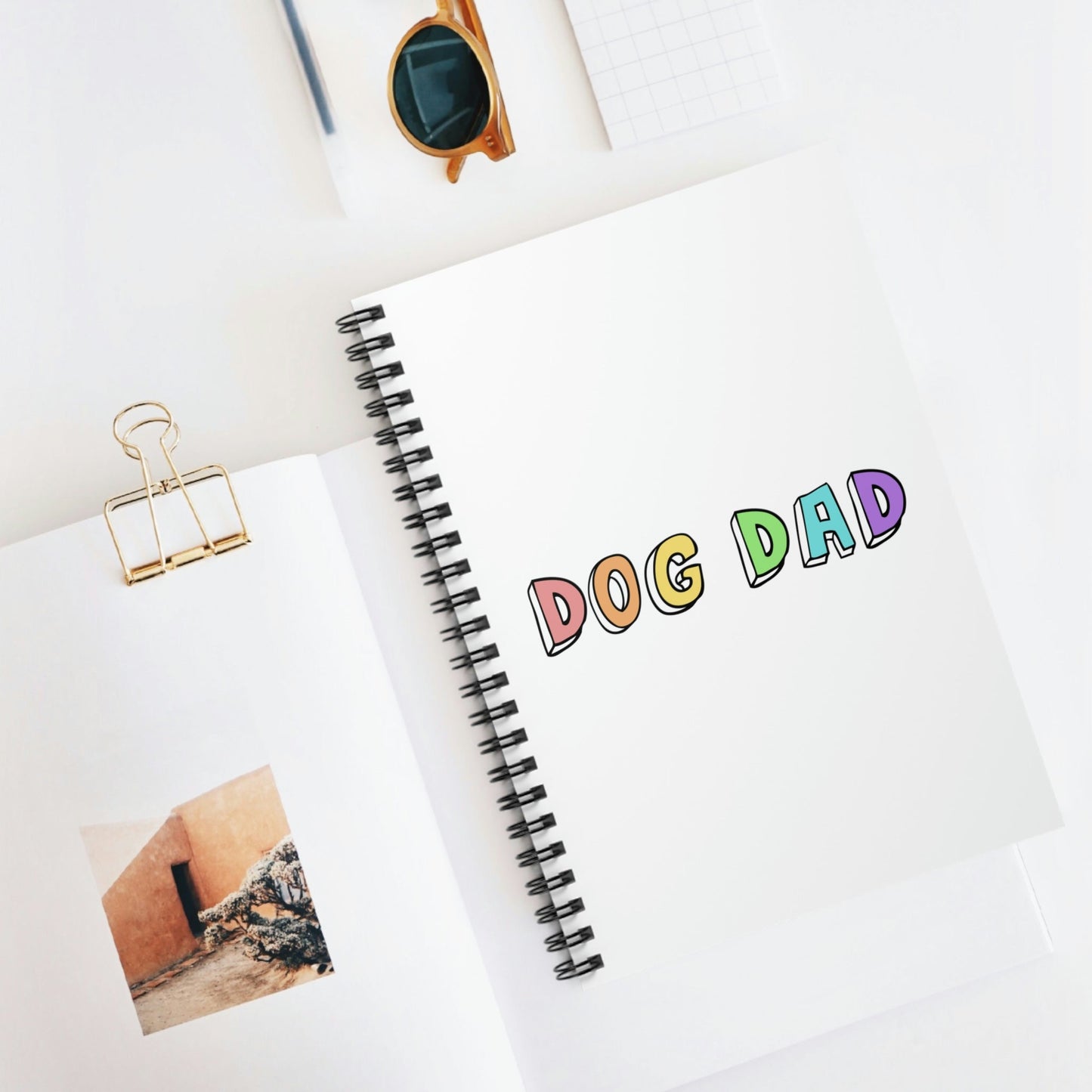 Dog Dad | Notebook - Detezi Designs-71886999573190868806