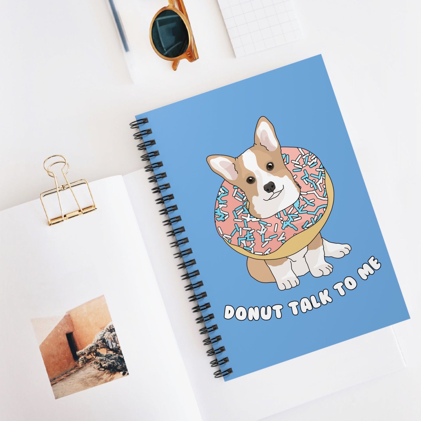 Donut Talk To Me | Notebook - Detezi Designs-10694376590807646125