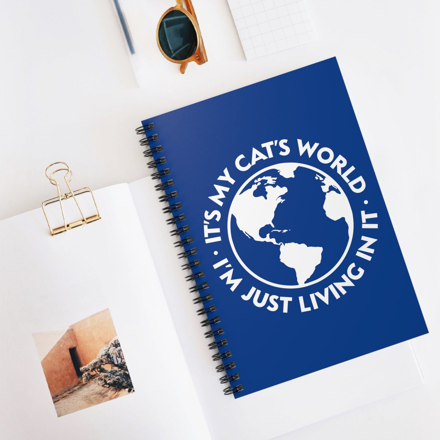 It's My Cat's World | Notebook - Detezi Designs-18565227659337164048