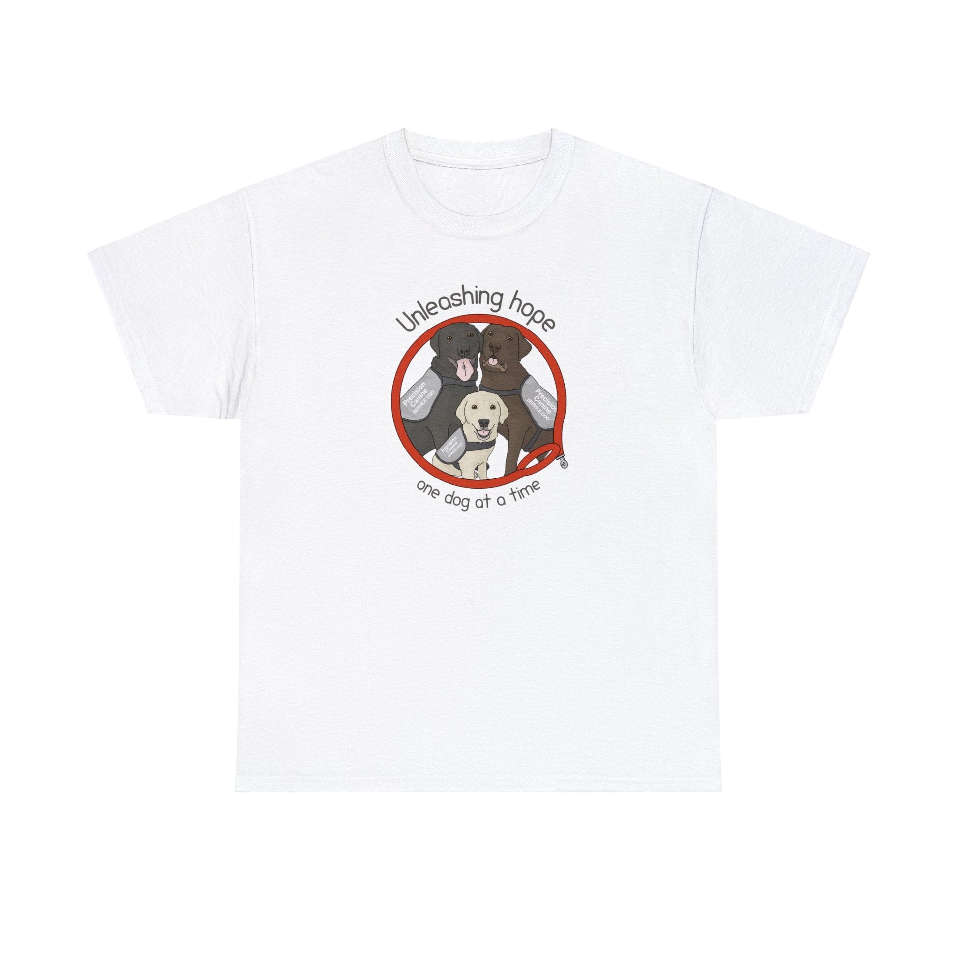 Precision Service Dog Foundation | FUNDRAISER | T-shirt - Detezi Designs-29635222907556166337