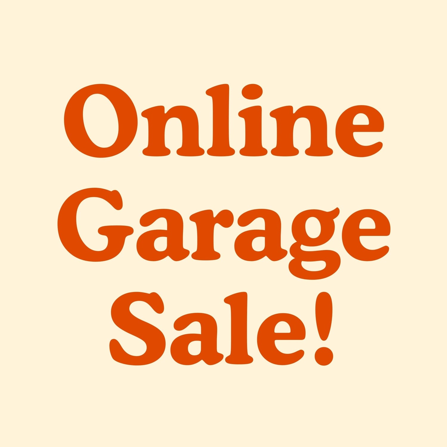 Detezi's Online Garage Sale! - Detezi Designs