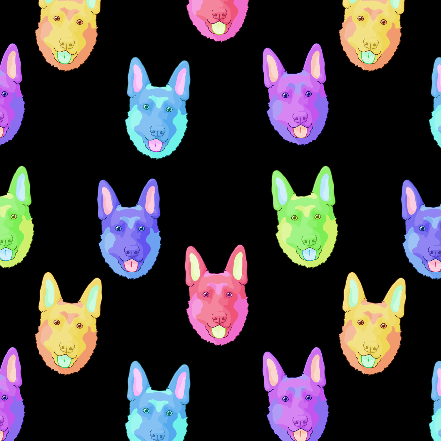 German Shepherds - Detezi Designs